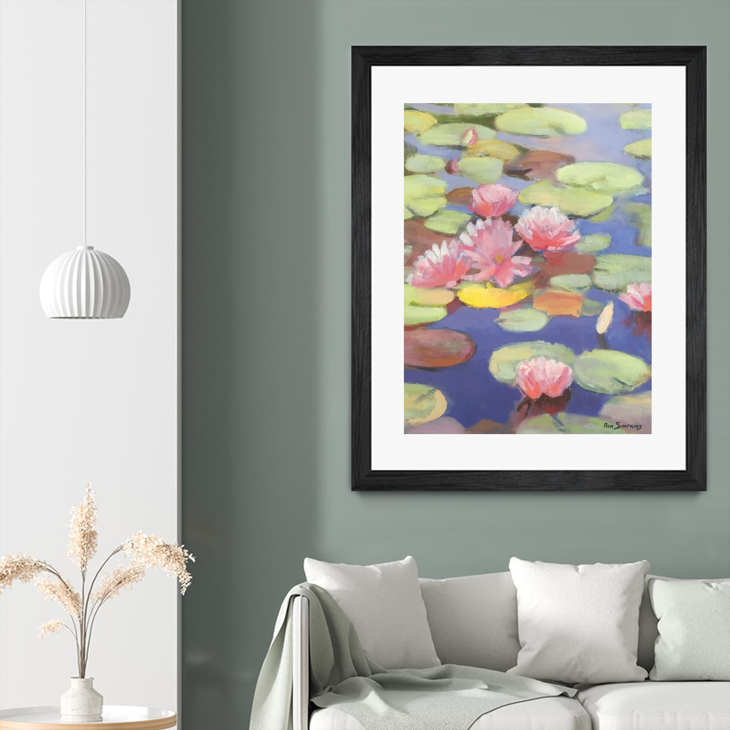 Passion in Pink by Ron Simpkins on GIANT ART - pink flowers nénuphars