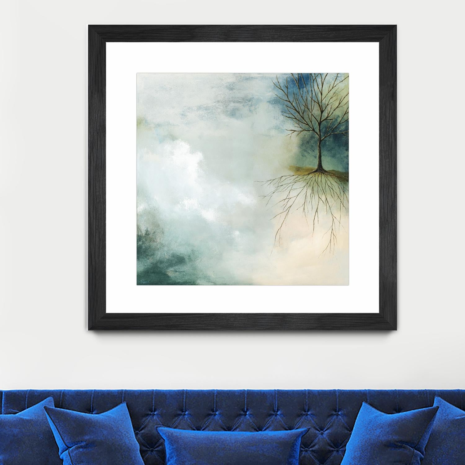 Sur terre comme au ciel by Roland Benoît on GIANT ART - grey trees