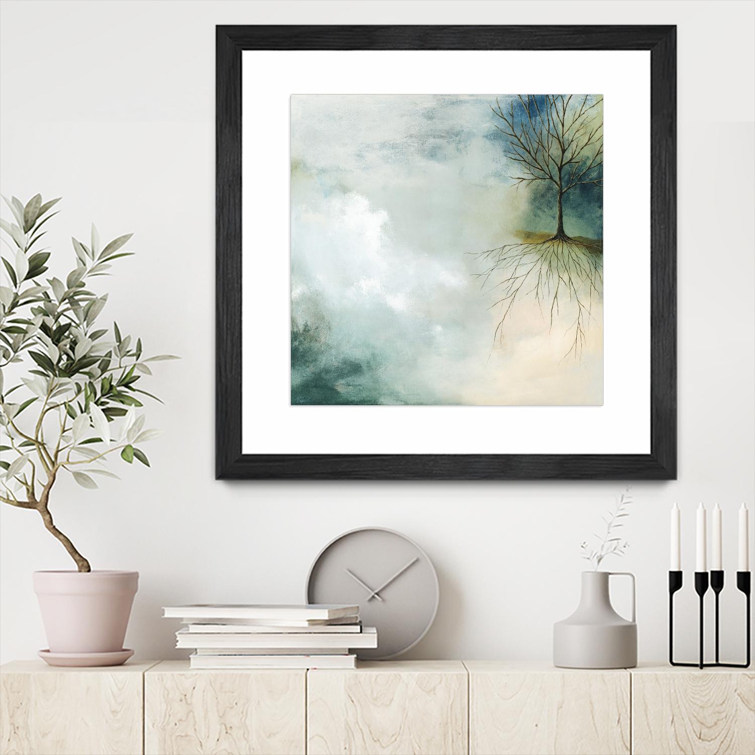 Sur terre comme au ciel by Roland Benoît on GIANT ART - grey trees