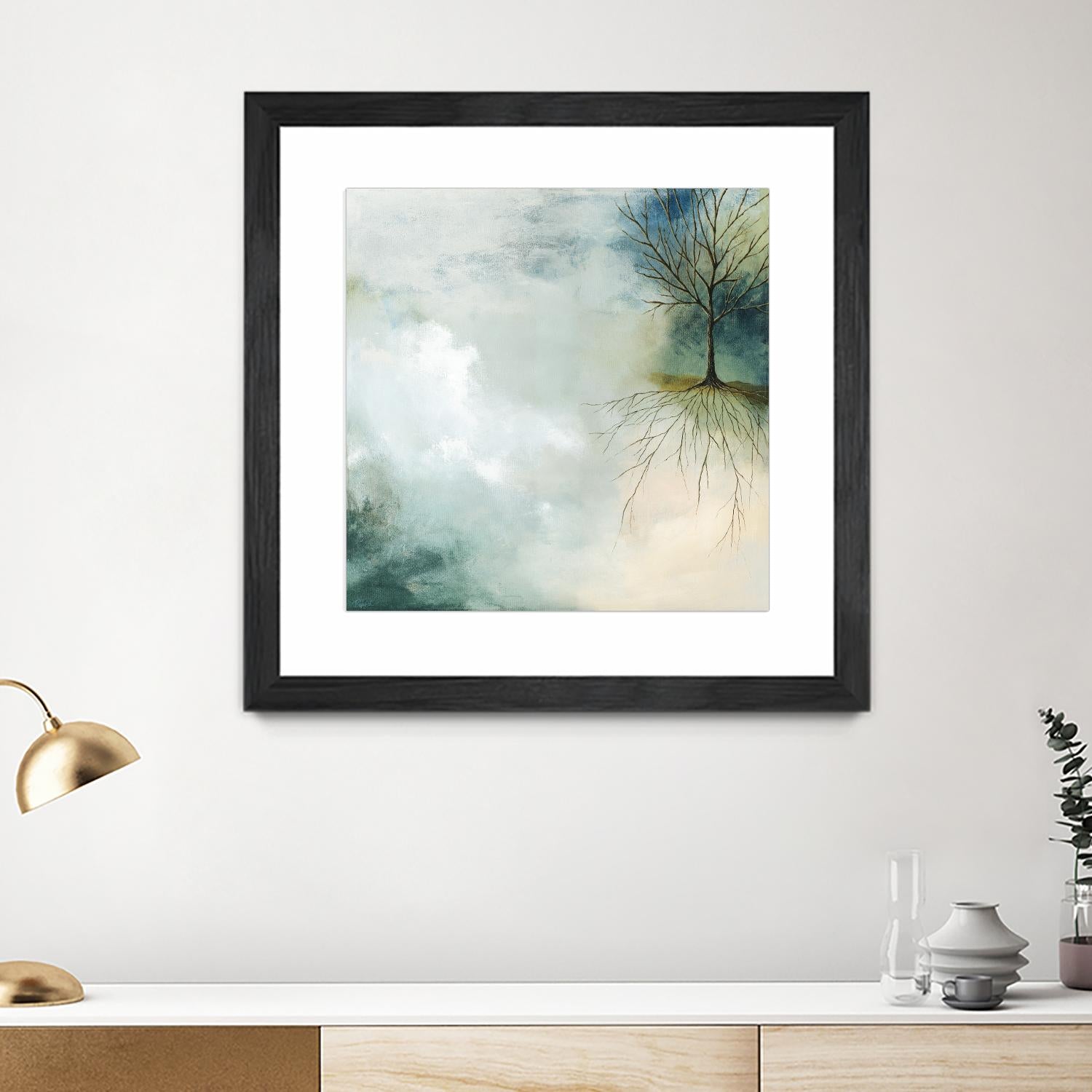 Sur terre comme au ciel by Roland Benoît on GIANT ART - grey trees