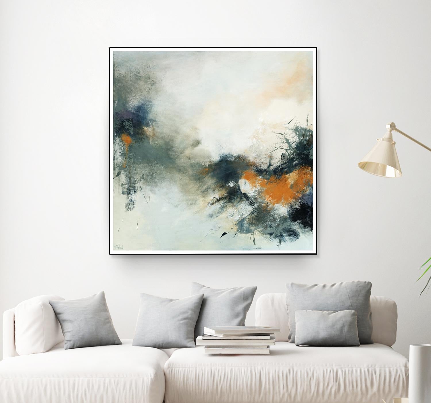 Transition by Roland Benoît on GIANT ART - orange abstract