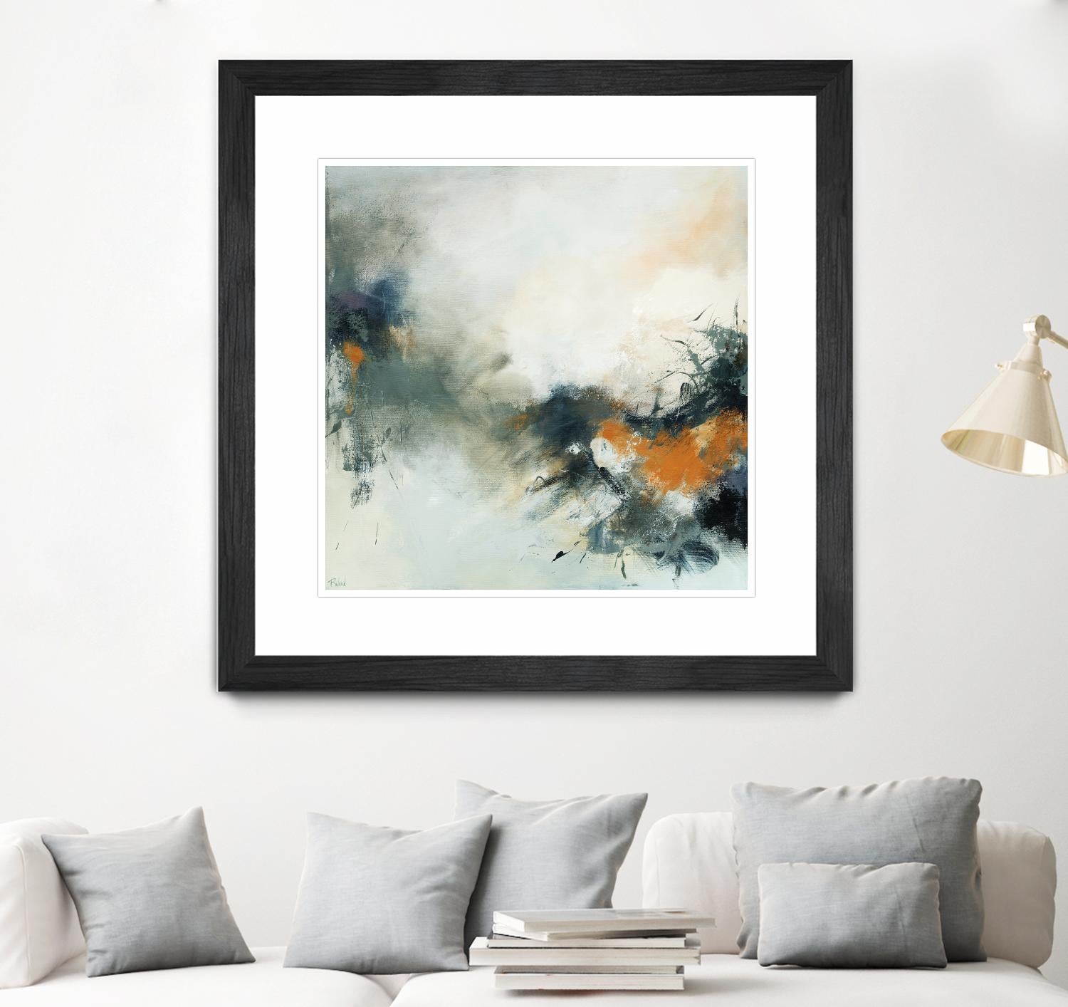 Transition by Roland Benoît on GIANT ART - orange abstract