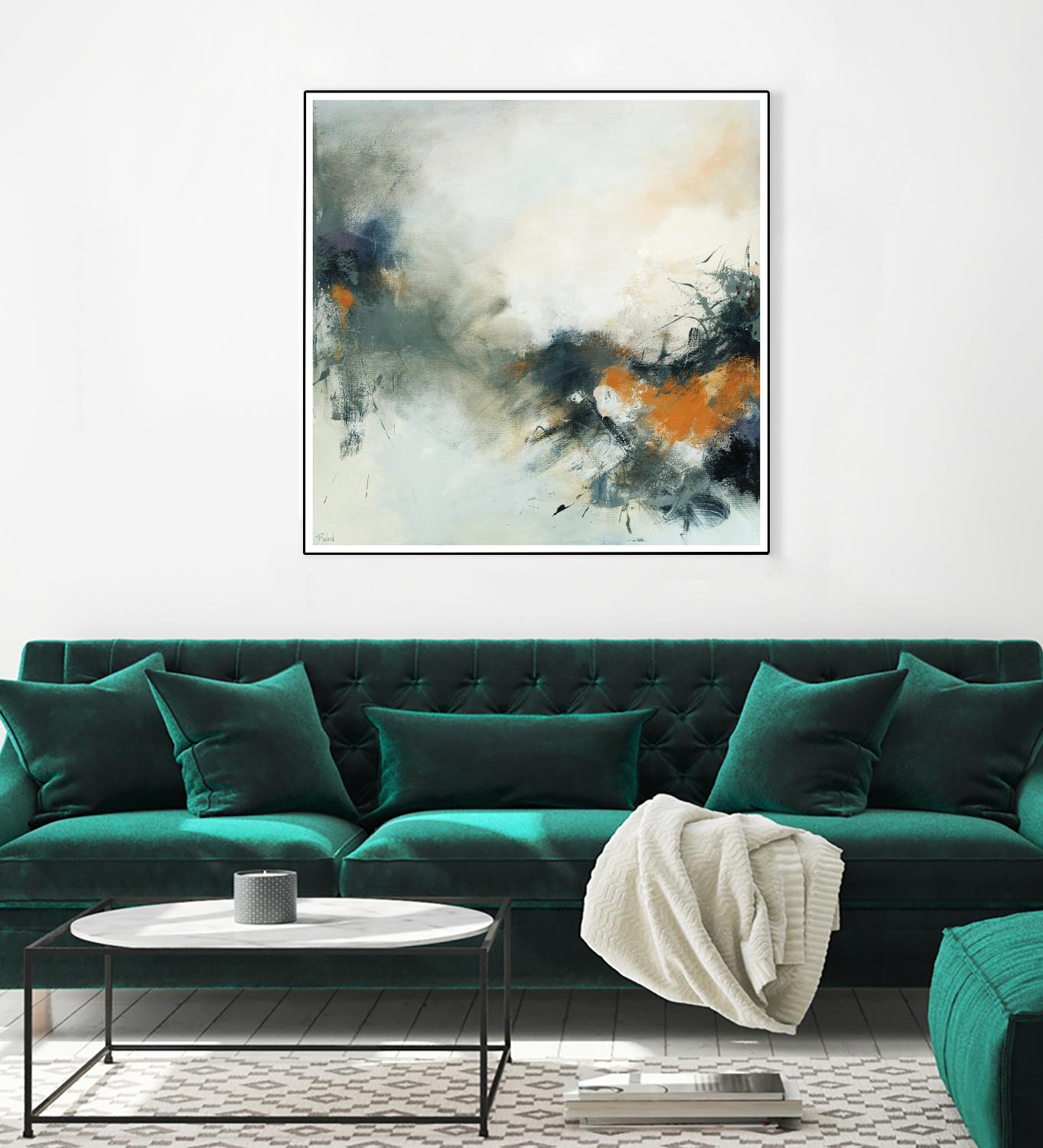 Transition by Roland Benoît on GIANT ART - orange abstract