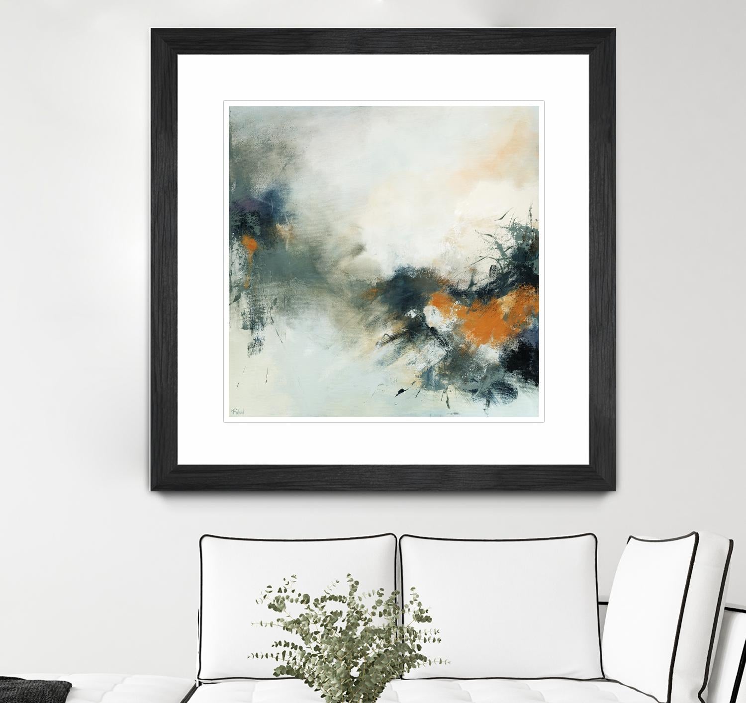 Transition by Roland Benoît on GIANT ART - orange abstract