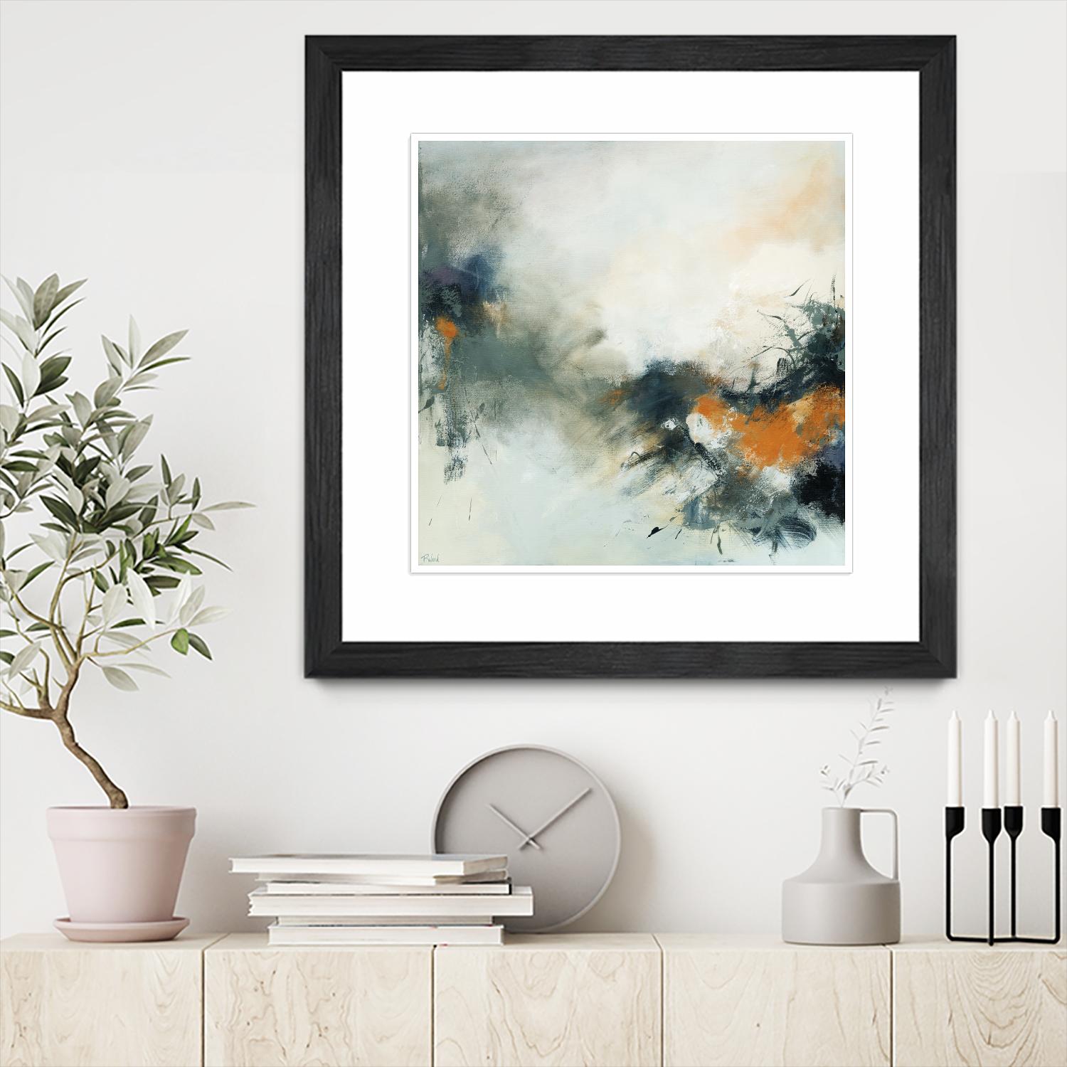 Transition by Roland Benoît on GIANT ART - orange abstract