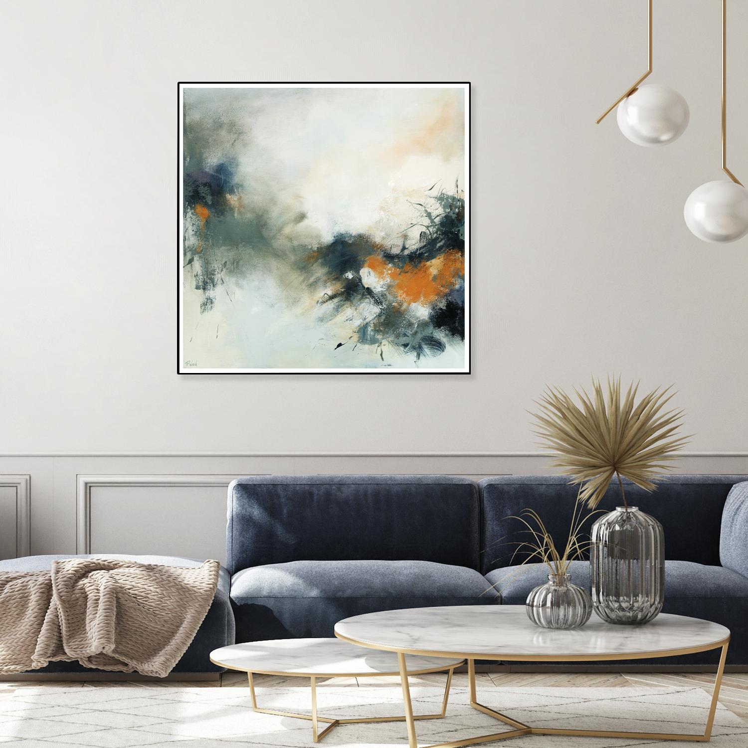 Transition by Roland Benoît on GIANT ART - orange abstract