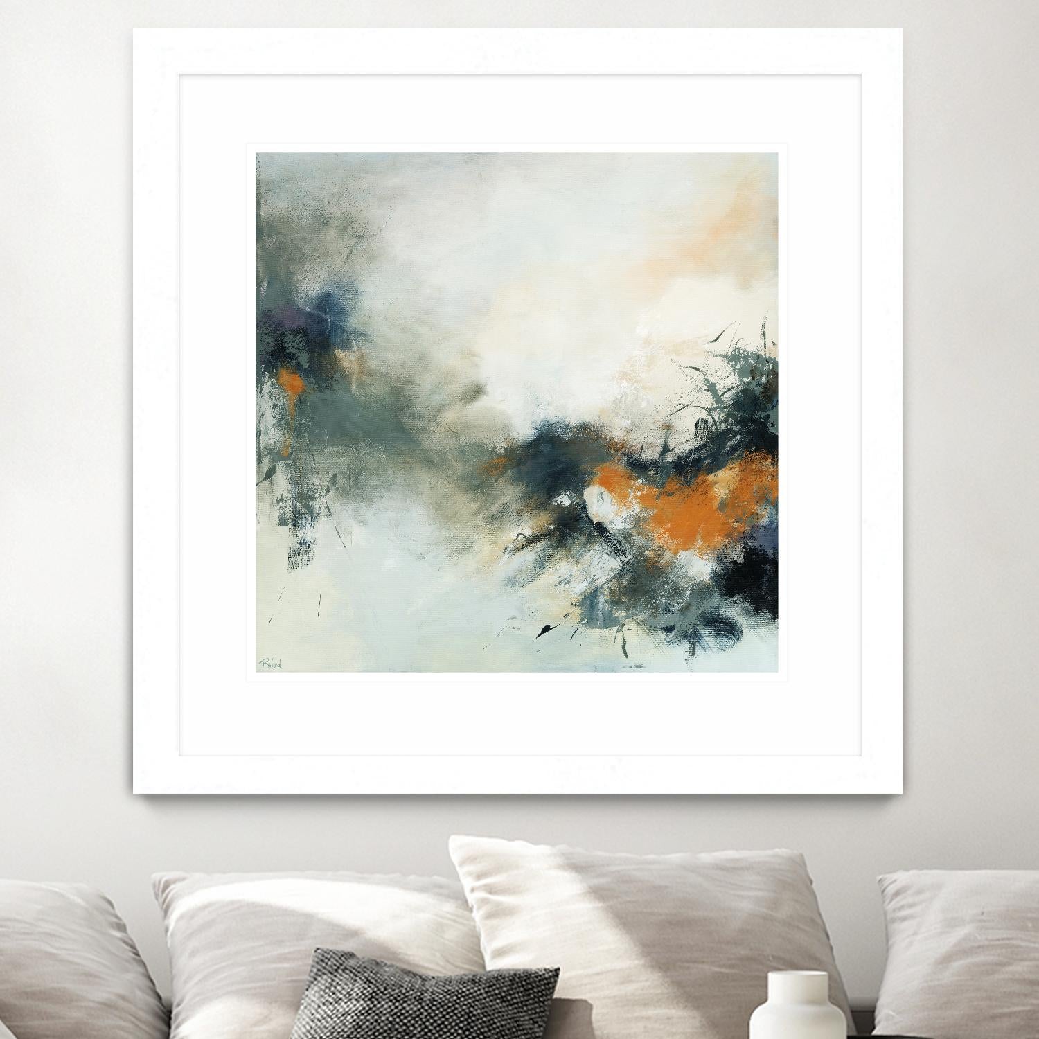 Transition by Roland Benoît on GIANT ART - orange abstract