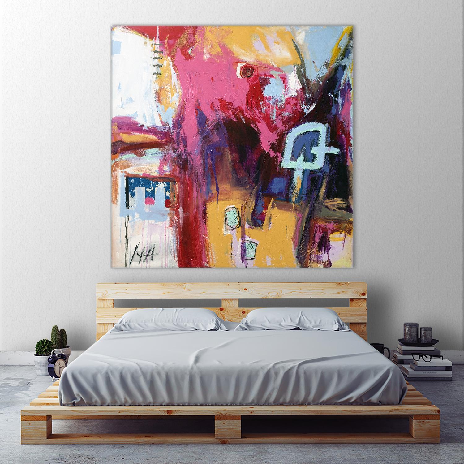 Série Abstrait 03 by Marc Archambault on GIANT ART - yellow abstract