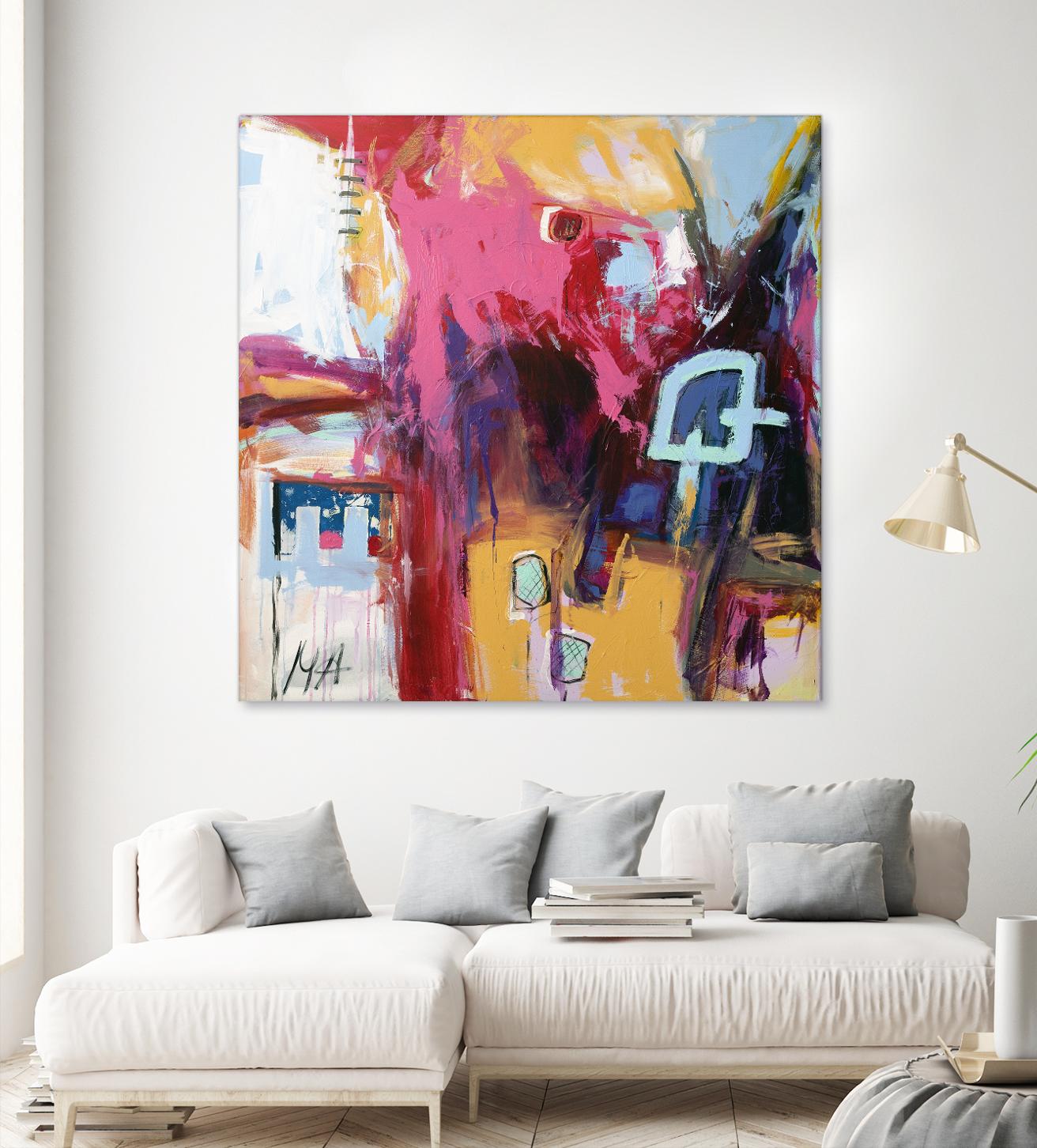 Série Abstrait 03 by Marc Archambault on GIANT ART - yellow abstract