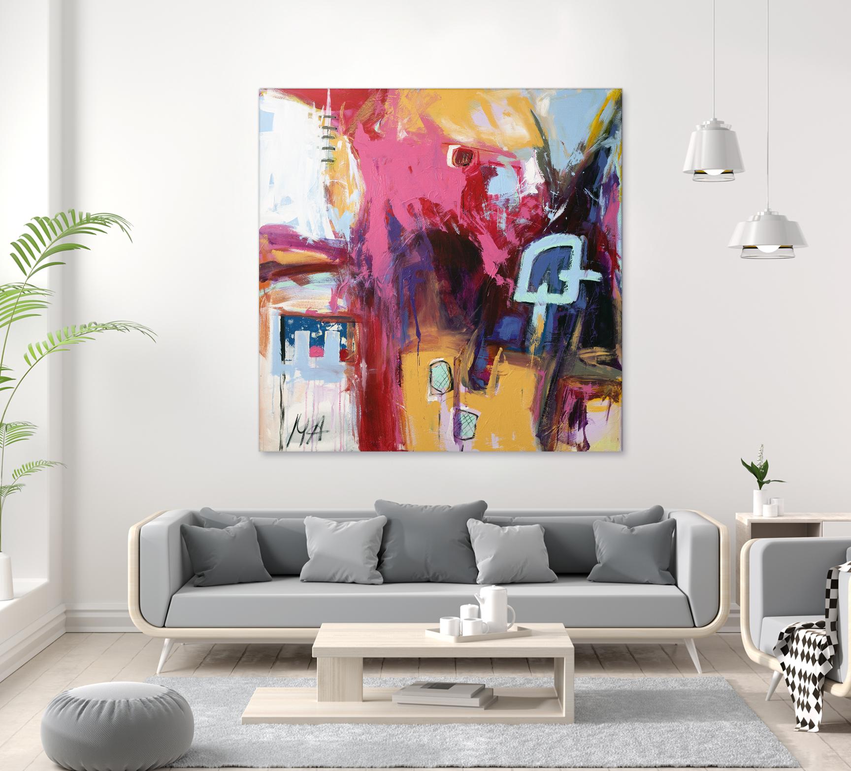 Série Abstrait 03 by Marc Archambault on GIANT ART - yellow abstract