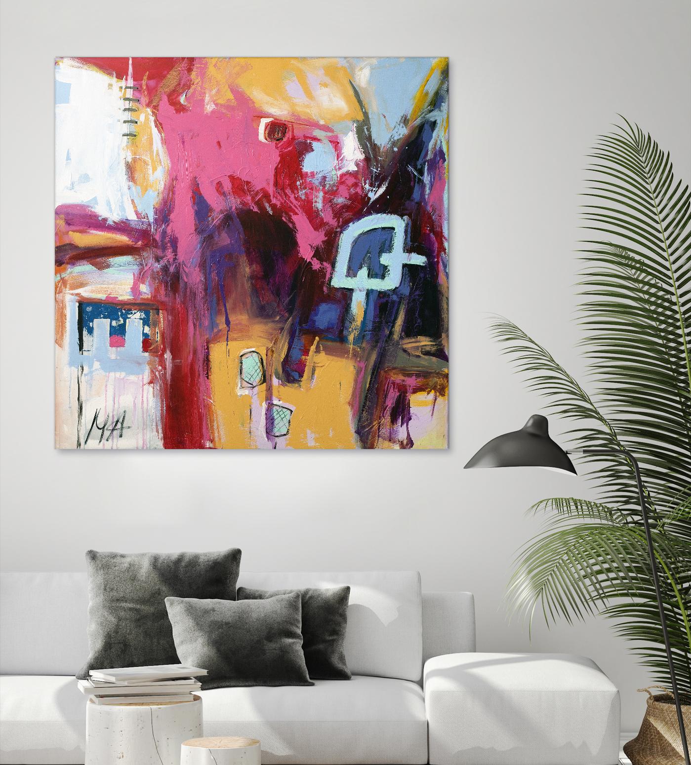 Série Abstrait 03 by Marc Archambault on GIANT ART - yellow abstract