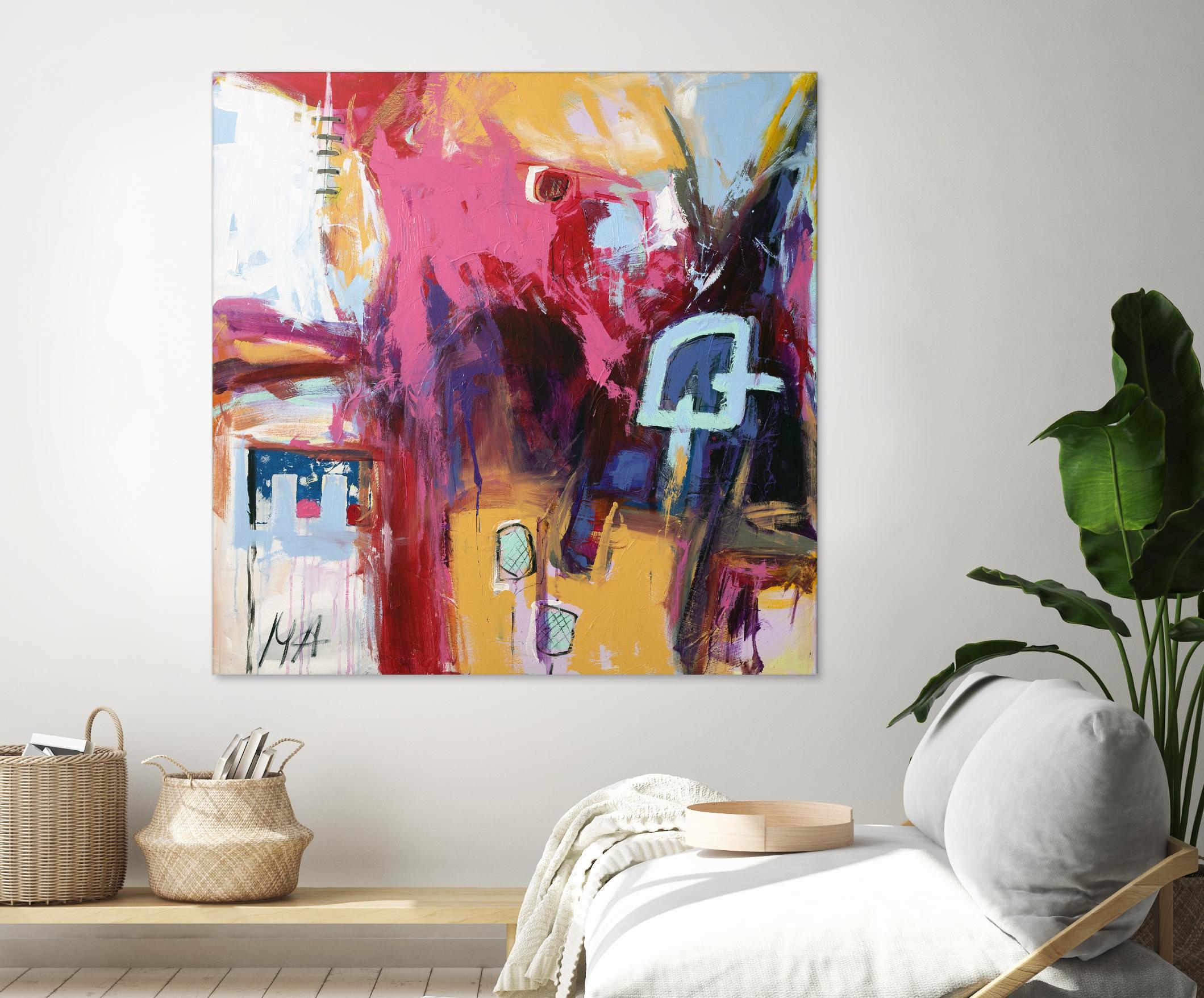 Série Abstrait 03 by Marc Archambault on GIANT ART - yellow abstract