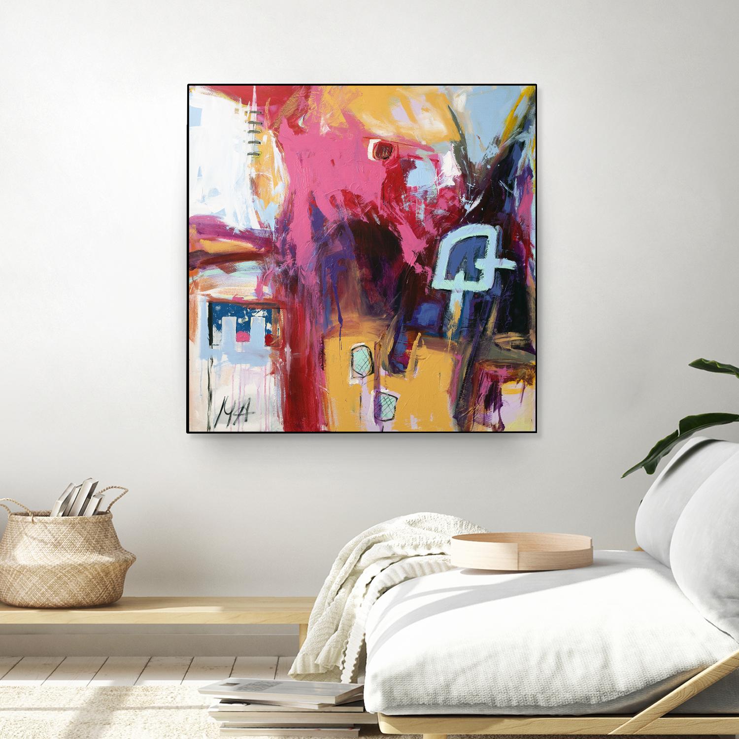 Série Abstrait 03 by Marc Archambault on GIANT ART - yellow abstract