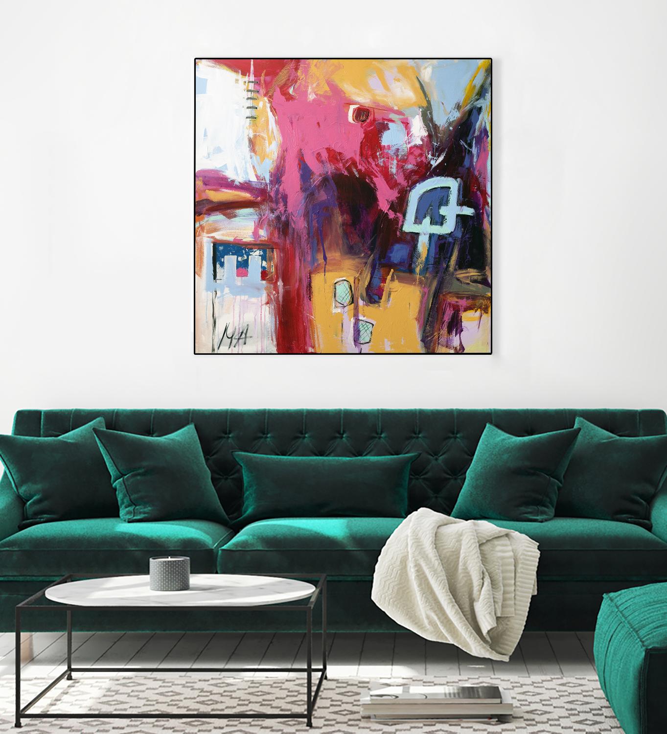 Série Abstrait 03 by Marc Archambault on GIANT ART - yellow abstract