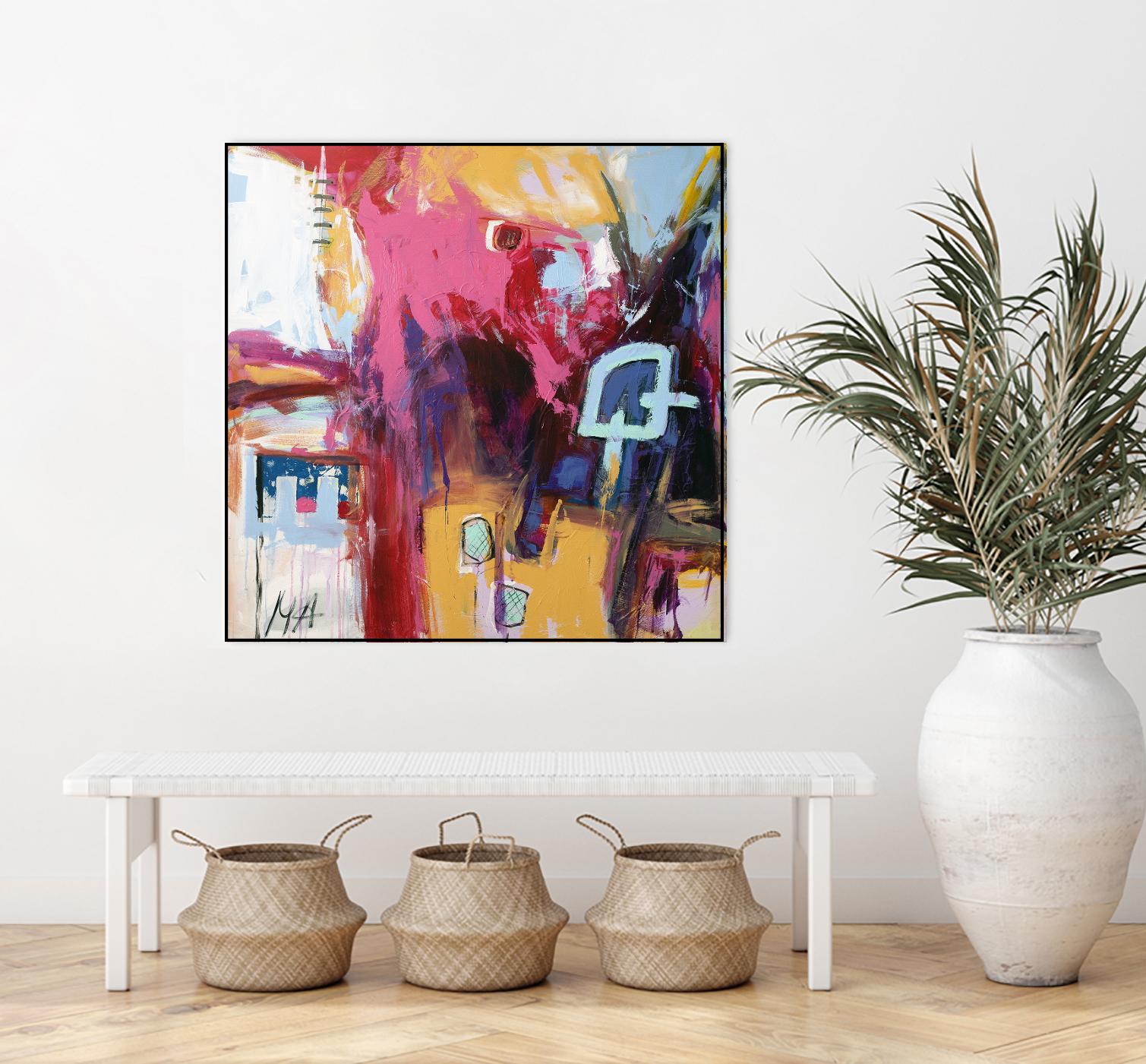 Série Abstrait 03 by Marc Archambault on GIANT ART - yellow abstract