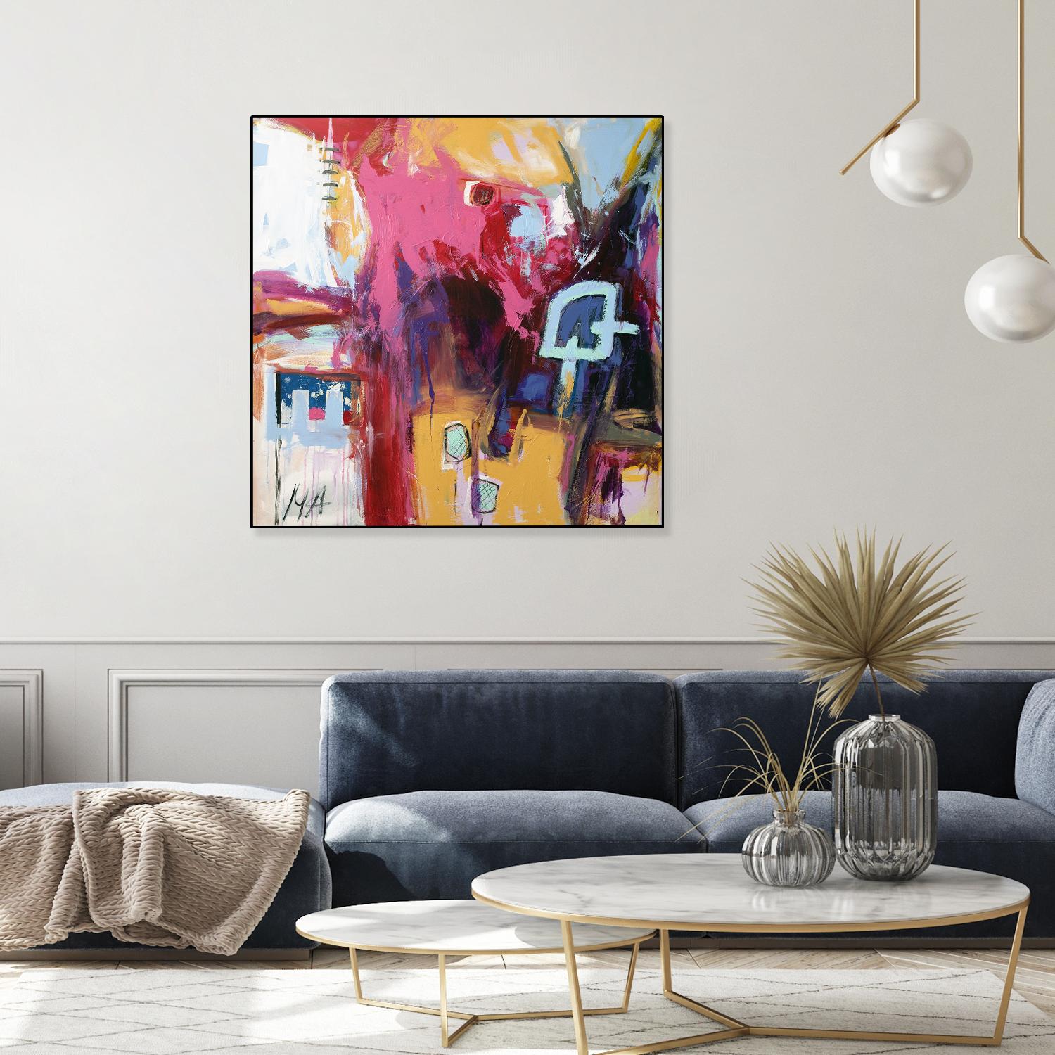 Série Abstrait 03 by Marc Archambault on GIANT ART - yellow abstract