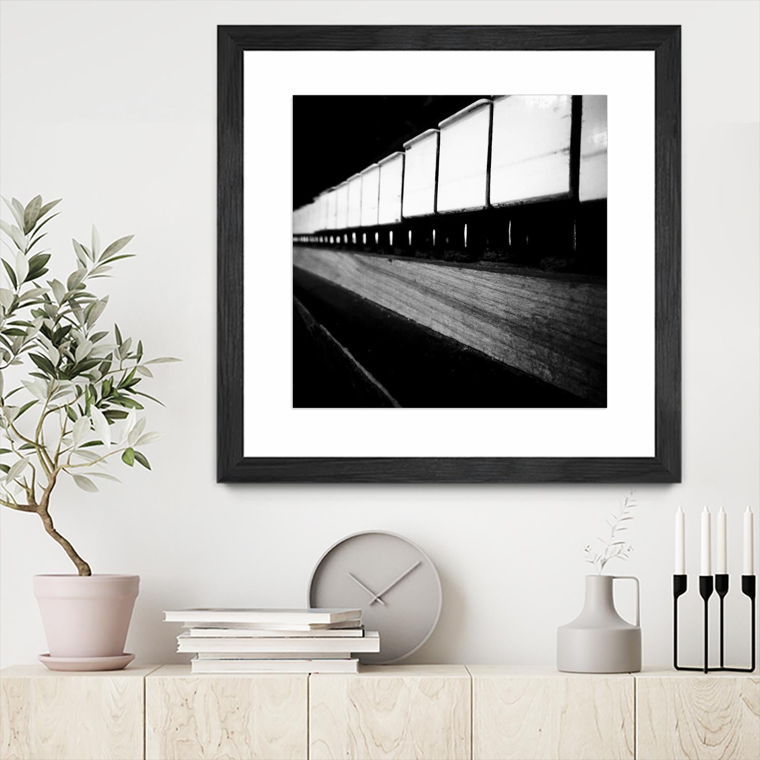 Piano IV by Jean-François Dupuis on GIANT ART - white black & white piano key