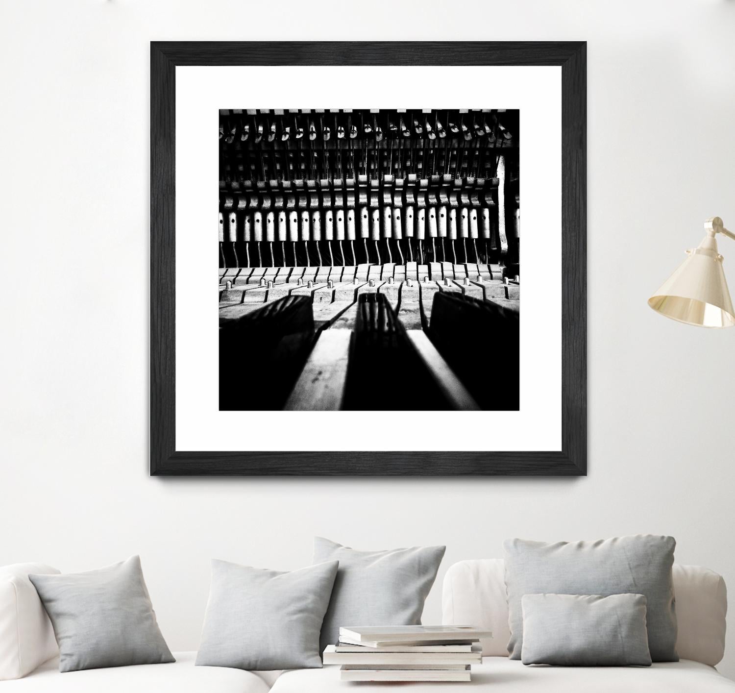 Piano V by Jean-François Dupuis on GIANT ART - white black & white piano