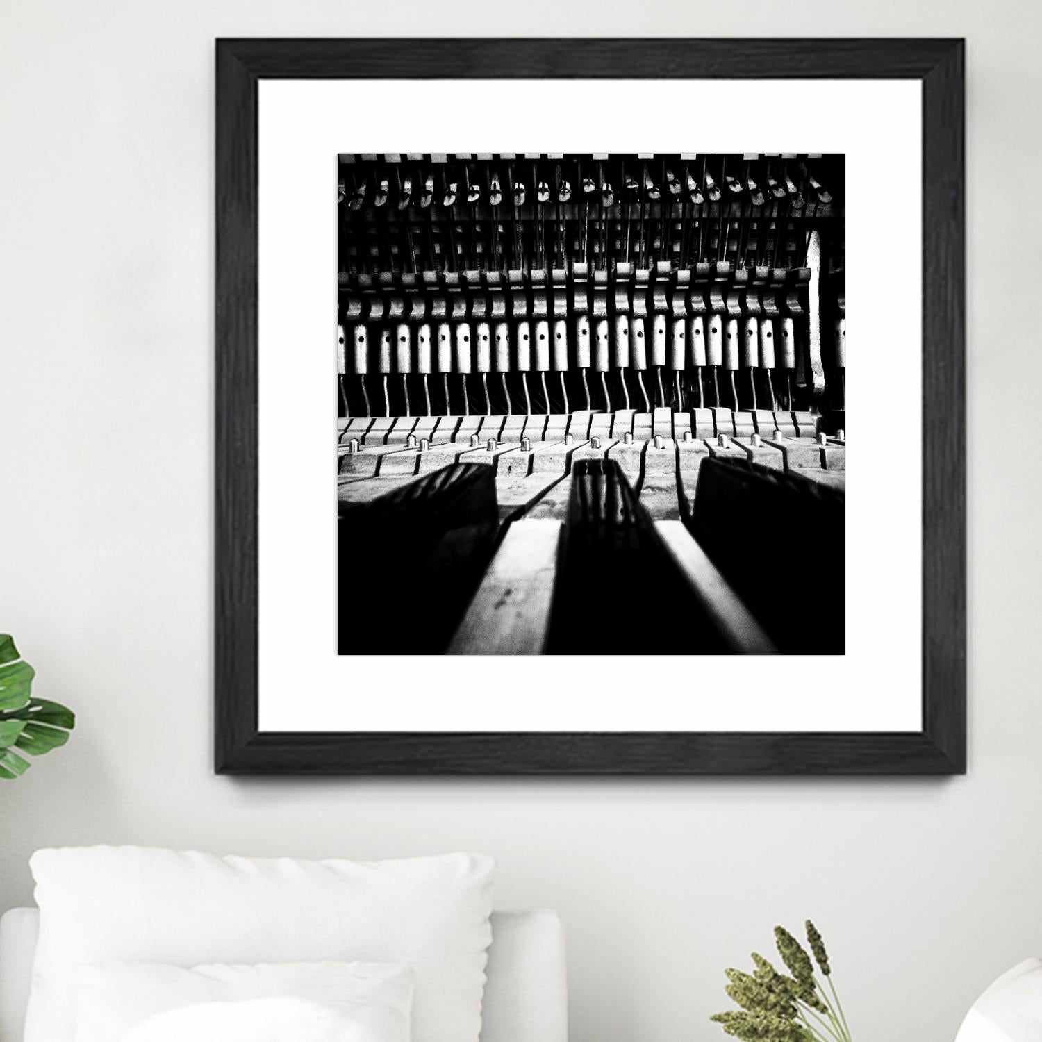 Piano V by Jean-François Dupuis on GIANT ART - white black & white piano