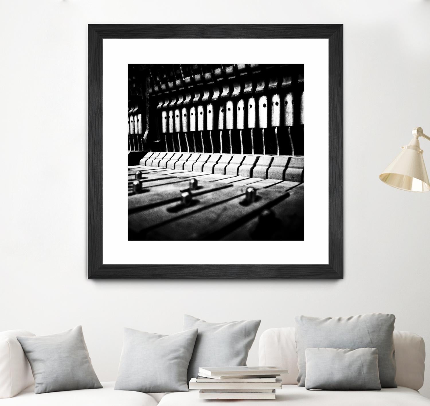 Piano VI by Jean-François Dupuis on GIANT ART - white black & white piano