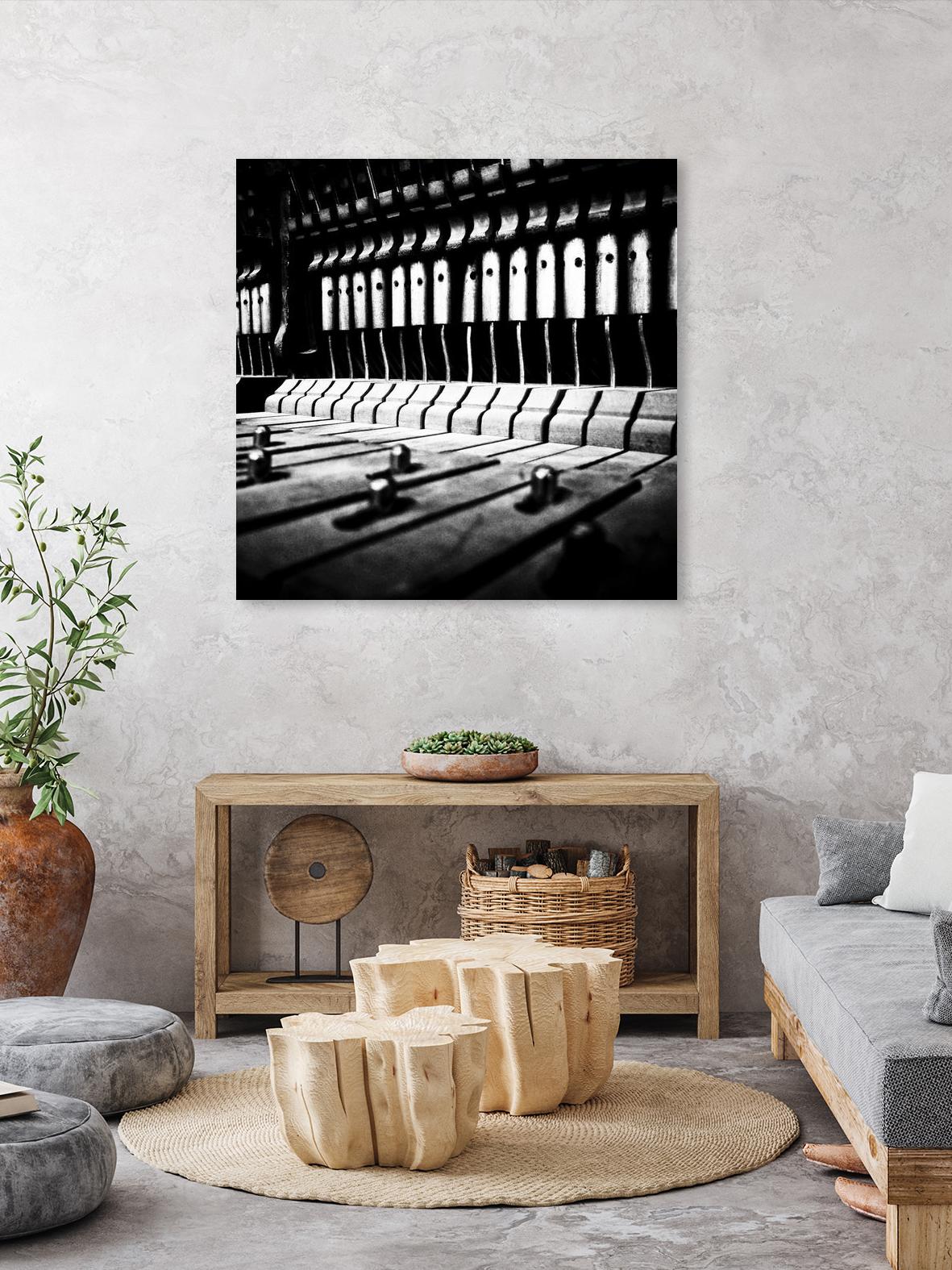 Piano VI by Jean-François Dupuis on GIANT ART - white black & white piano