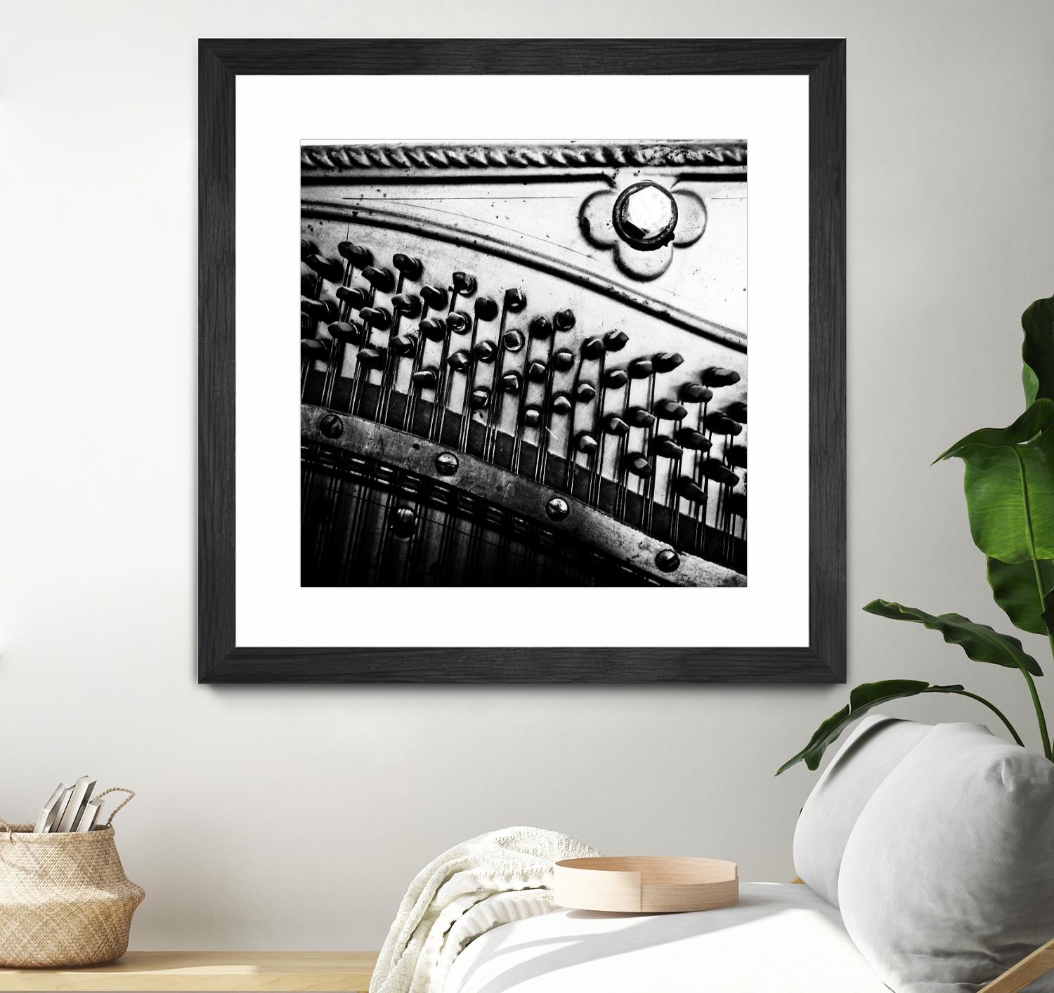 Piano VII by Jean-François Dupuis on GIANT ART - white black & white piano