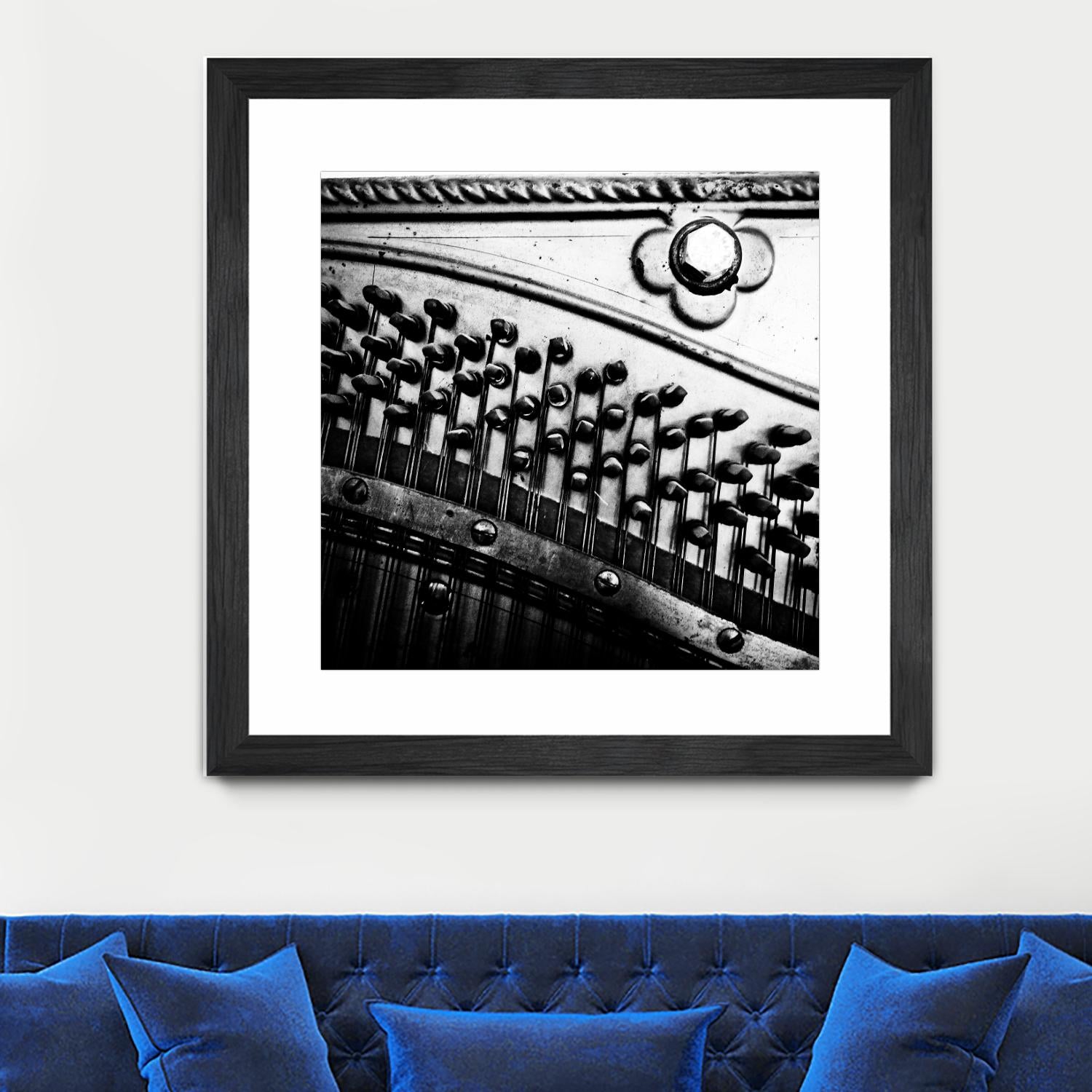 Piano VII by Jean-François Dupuis on GIANT ART - white black & white piano