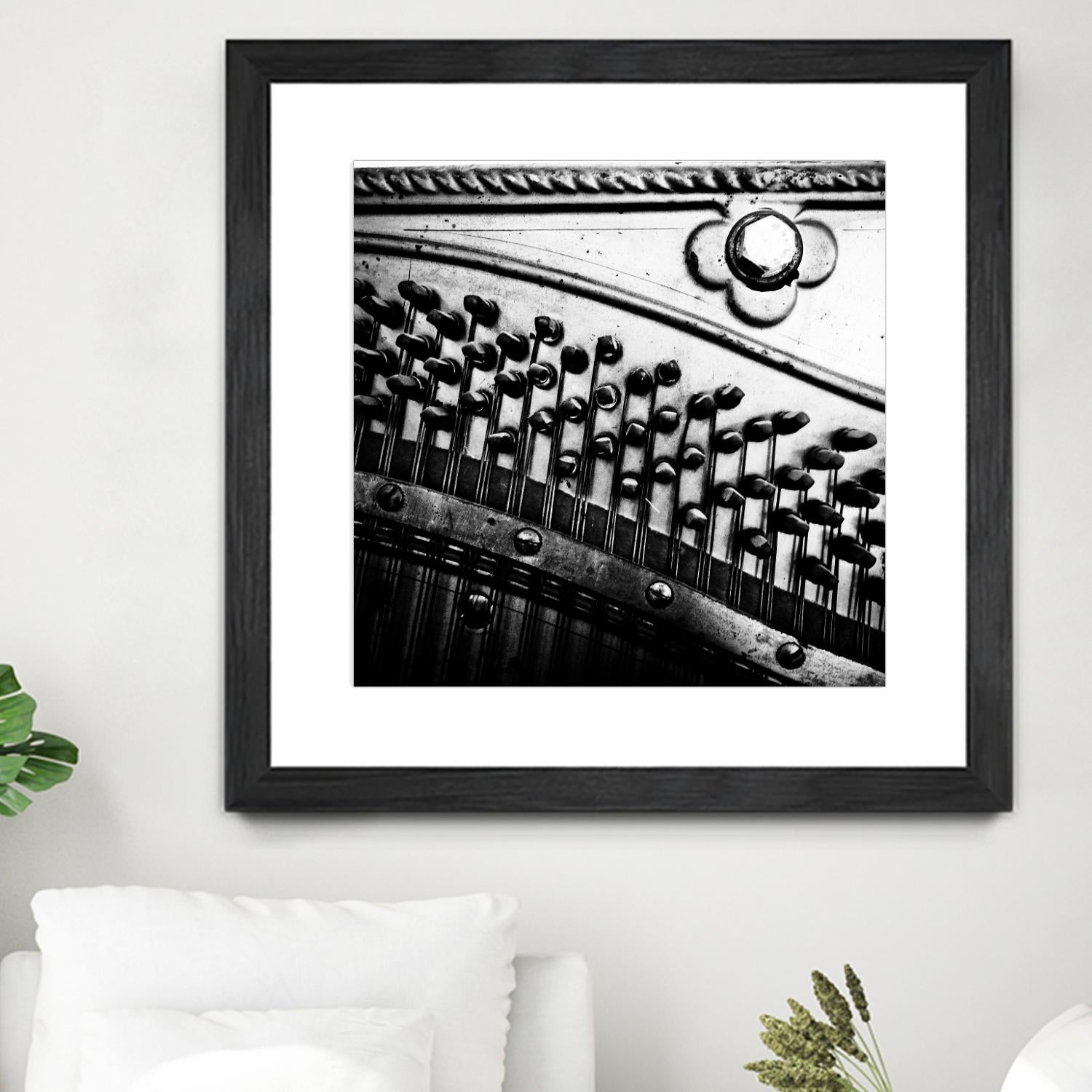 Piano VII by Jean-François Dupuis on GIANT ART - white black & white piano