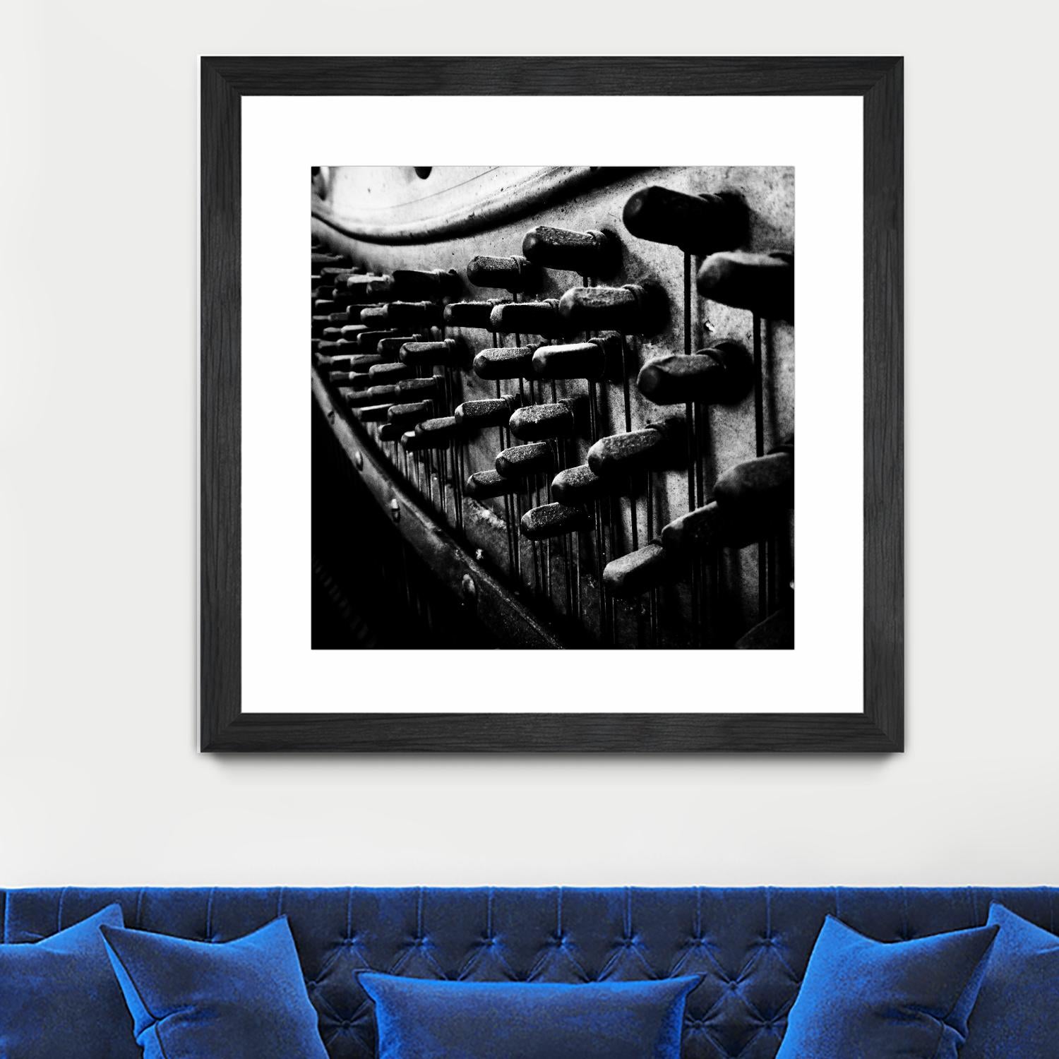 Piano IX by Jean-François Dupuis on GIANT ART - white black & white piano