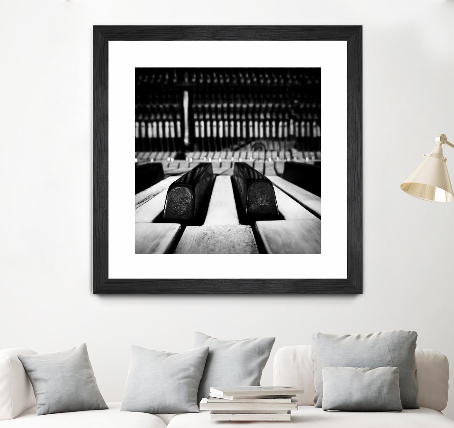 Piano XI by Jean-François Dupuis on GIANT ART - white black & white piano key