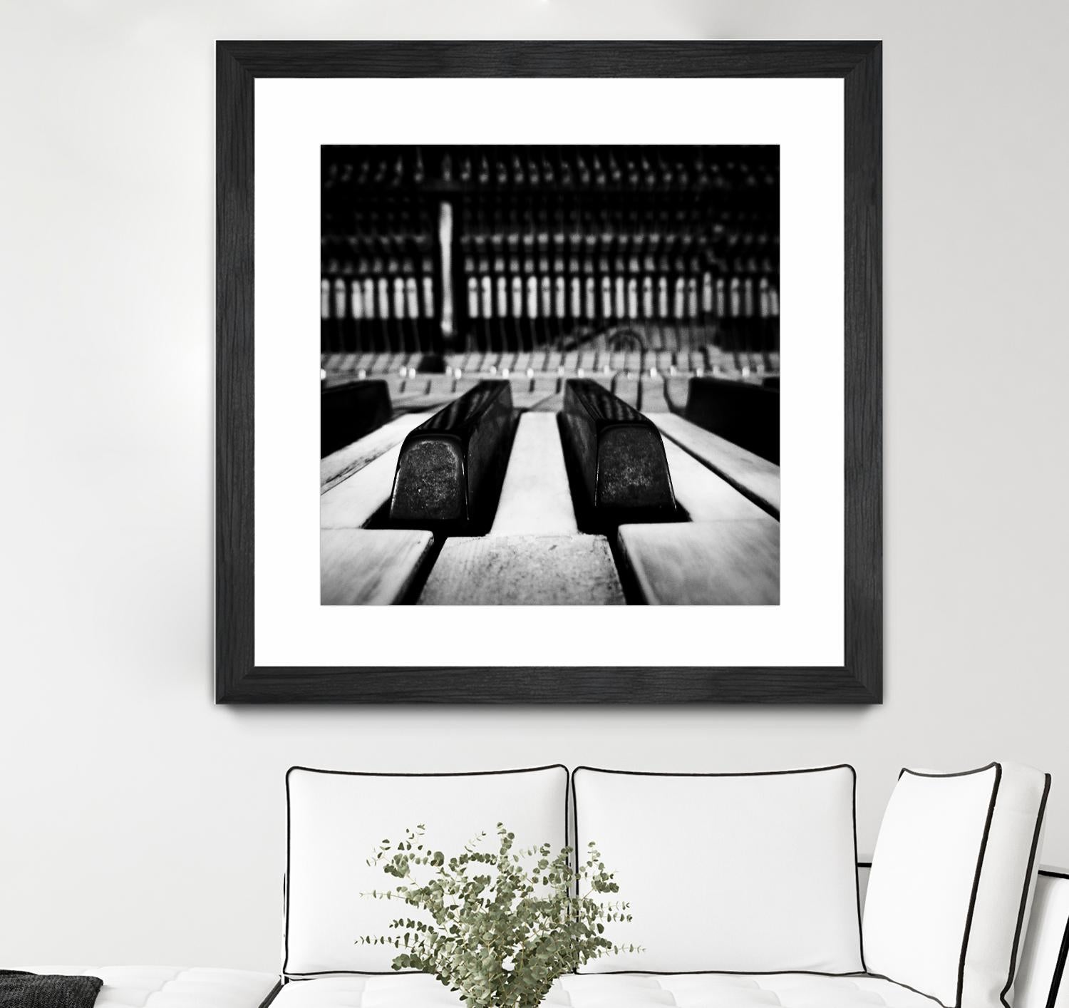 Piano XI by Jean-François Dupuis on GIANT ART - white black & white piano key
