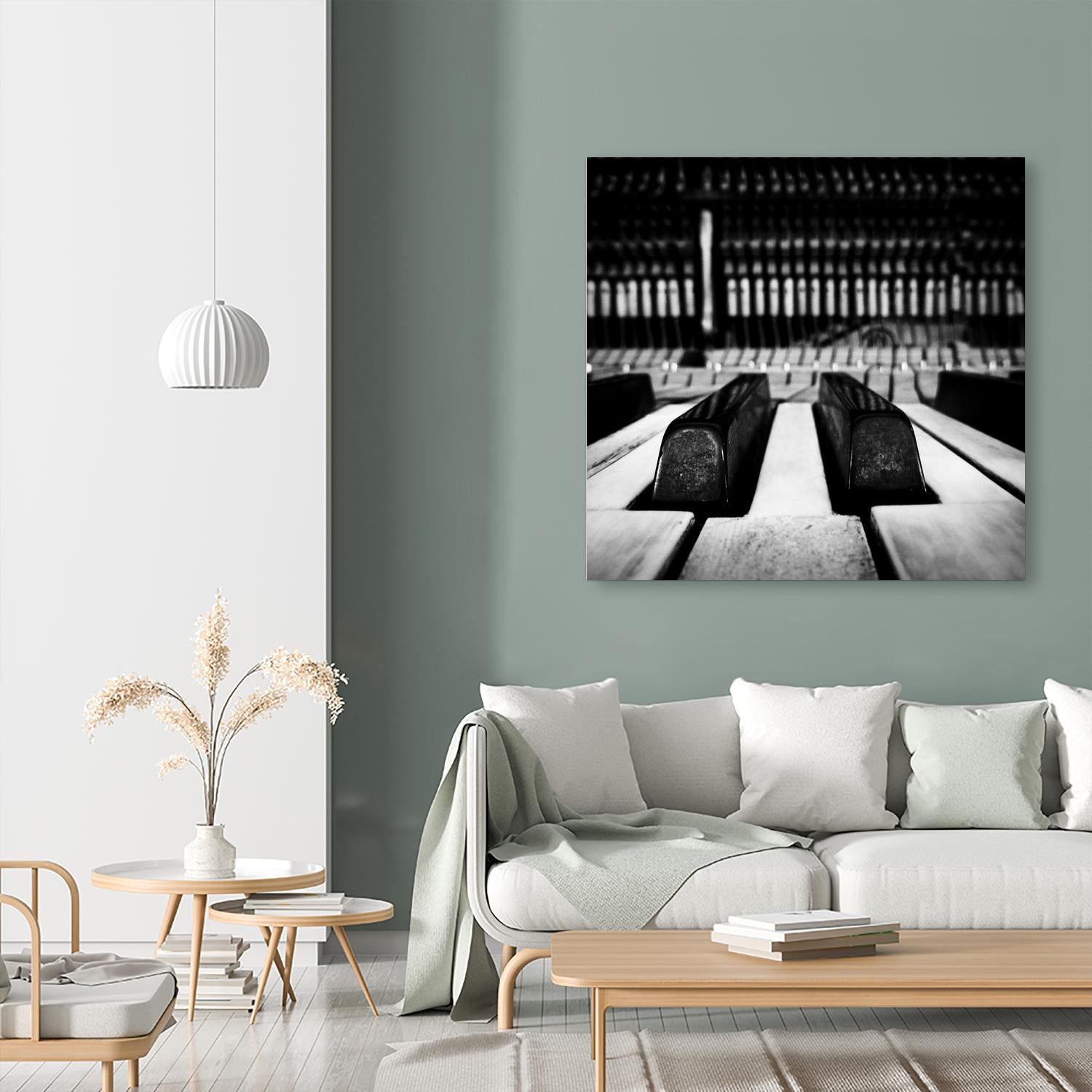 Piano XI by Jean-François Dupuis on GIANT ART - white black & white piano key
