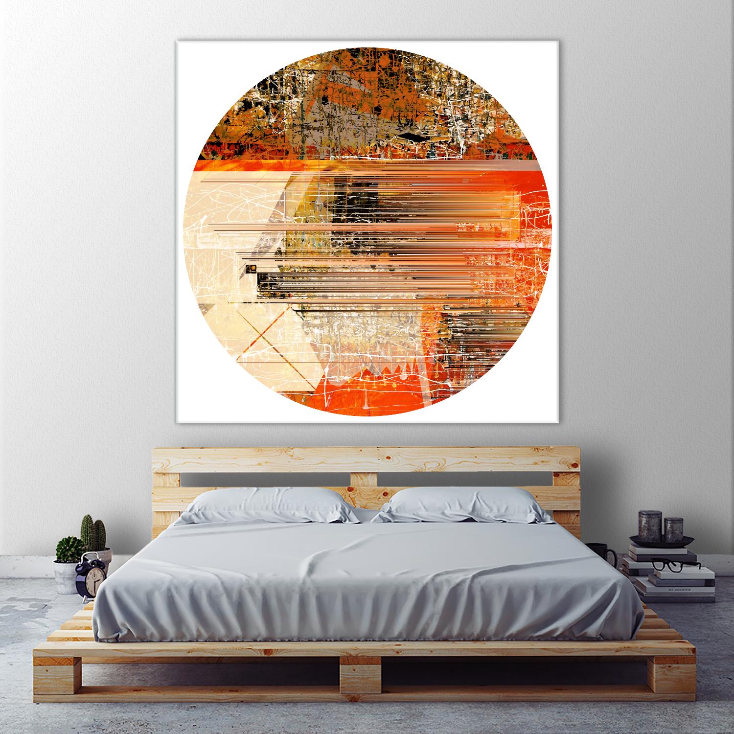 Circa V by Jean-François Dupuis on GIANT ART - yellow abstract