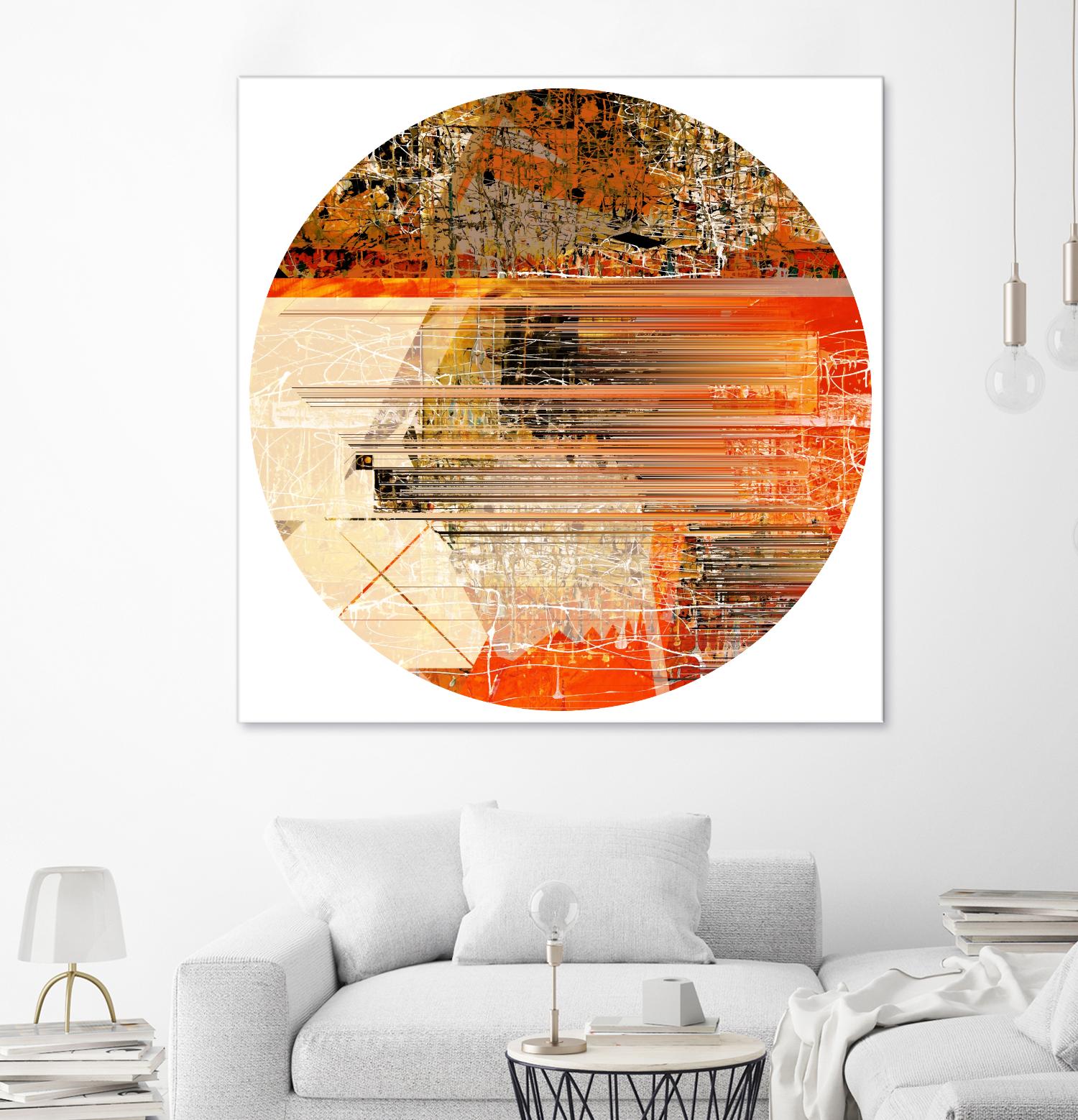 Circa V by Jean-François Dupuis on GIANT ART - yellow abstract