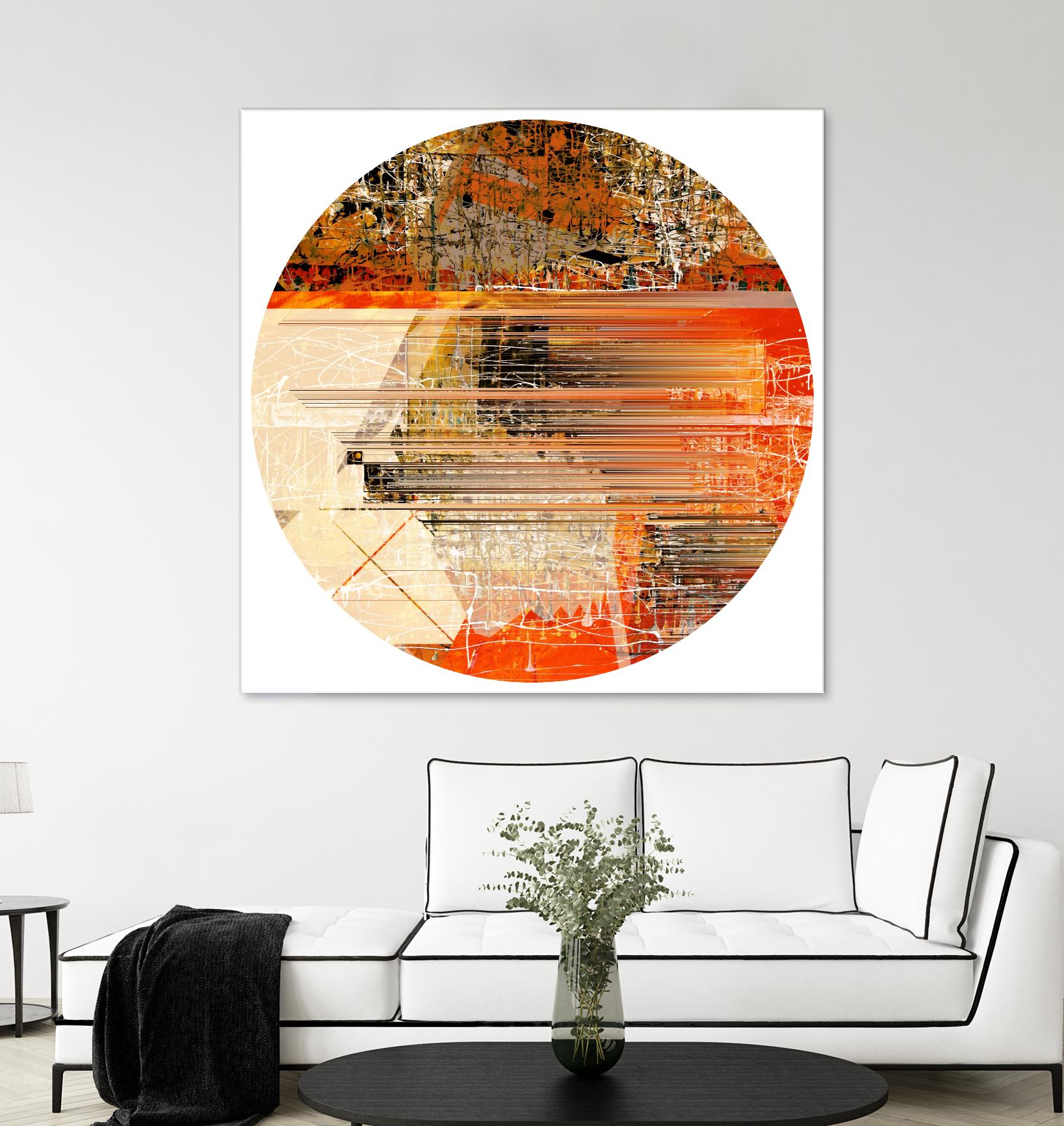 Circa V by Jean-François Dupuis on GIANT ART - yellow abstract