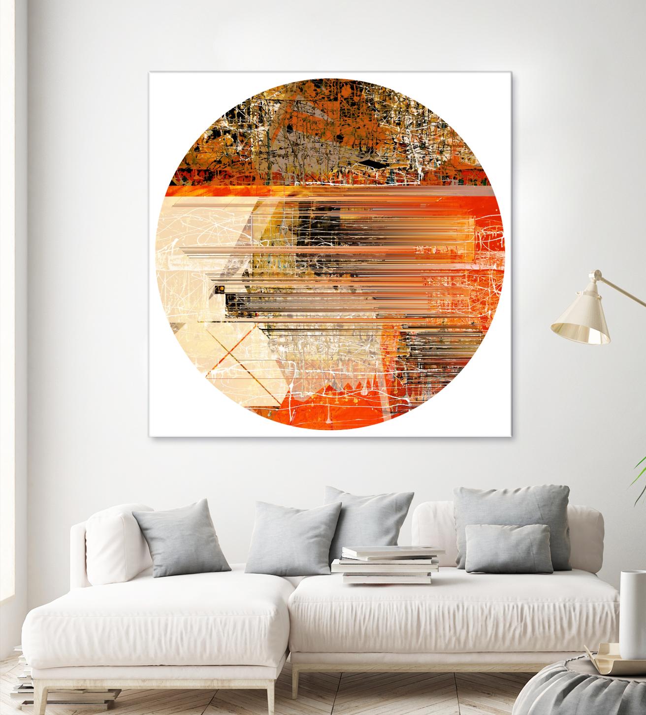 Circa V by Jean-François Dupuis on GIANT ART - yellow abstract