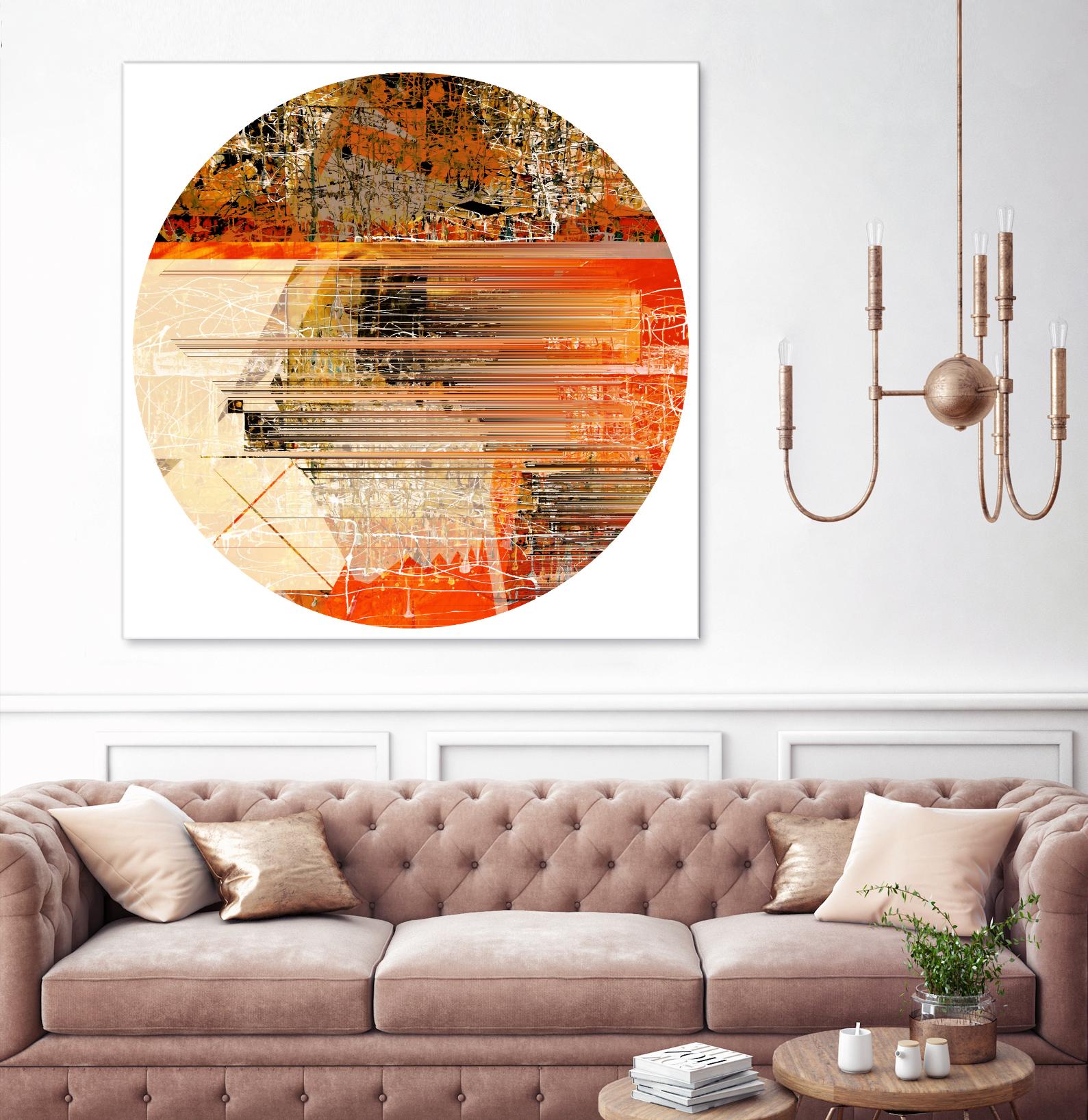 Circa V by Jean-François Dupuis on GIANT ART - yellow abstract