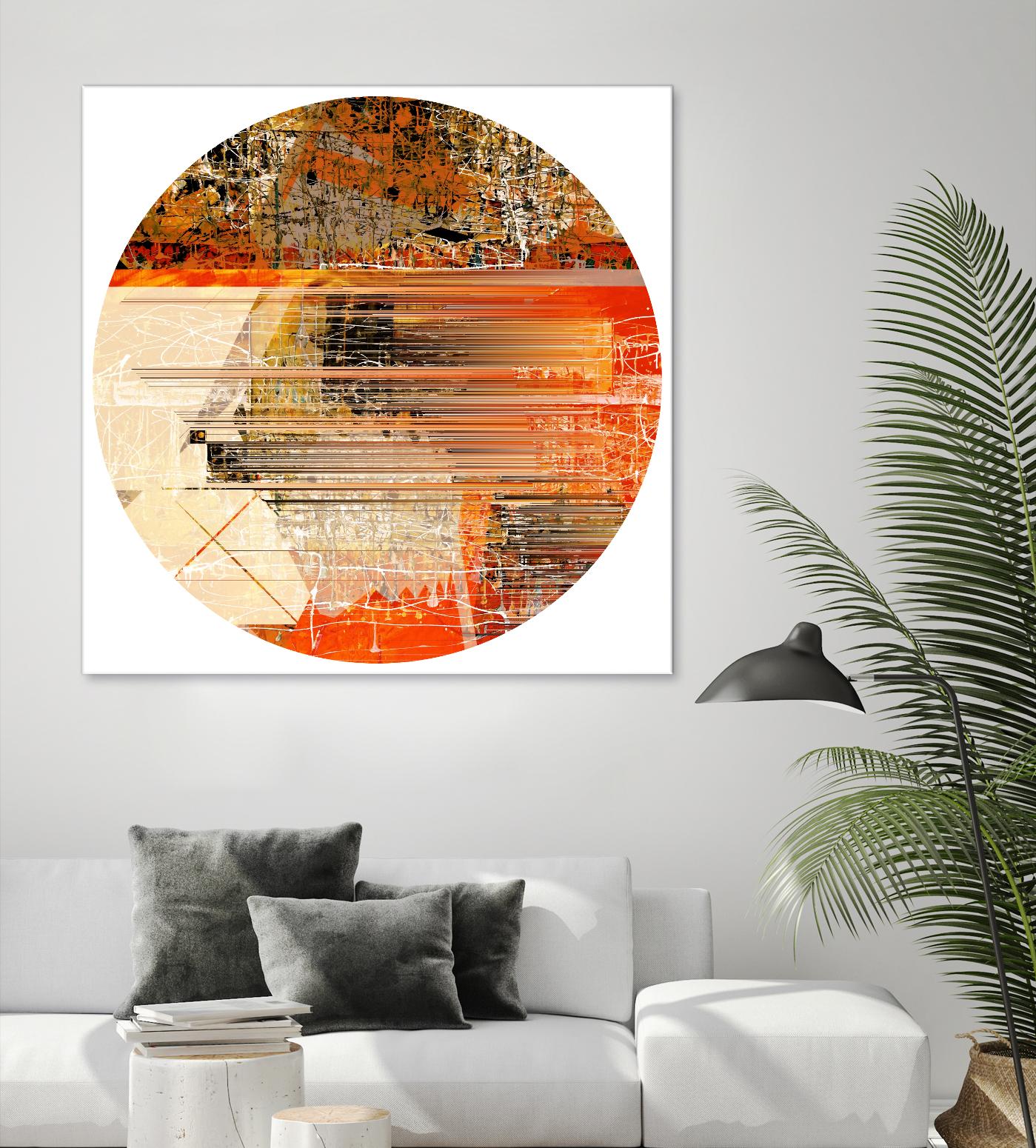 Circa V by Jean-François Dupuis on GIANT ART - yellow abstract