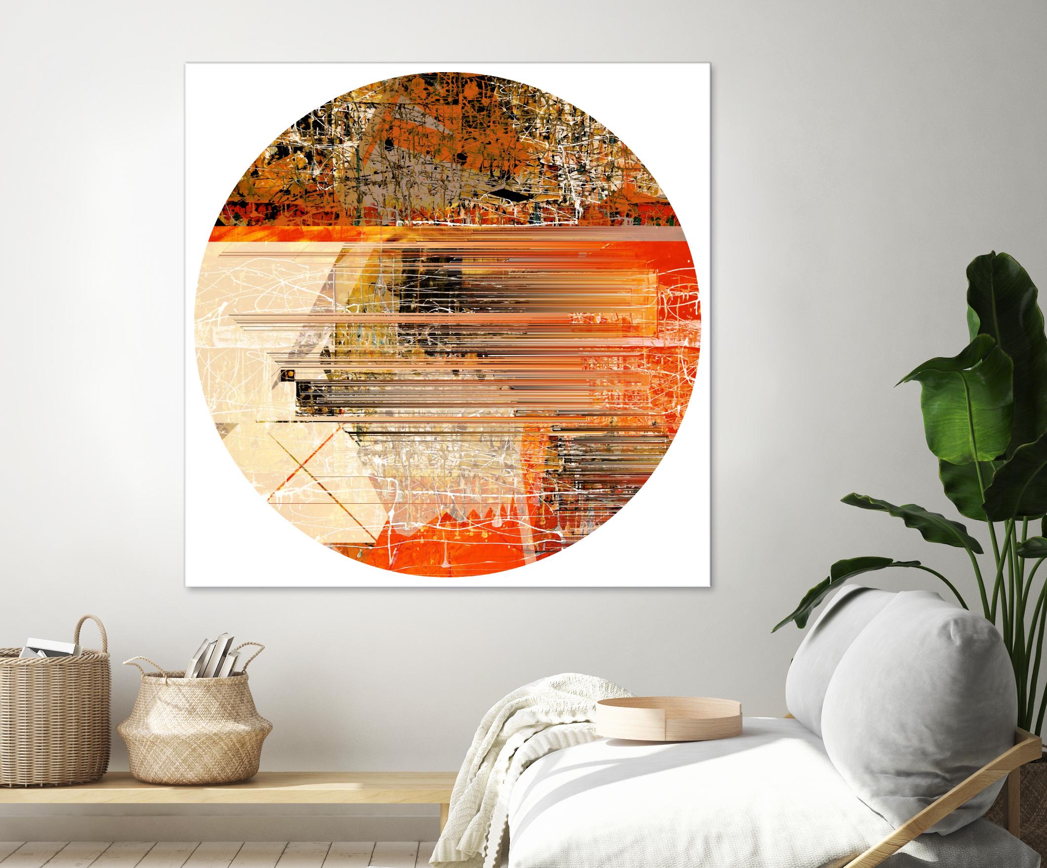 Circa V by Jean-François Dupuis on GIANT ART - yellow abstract