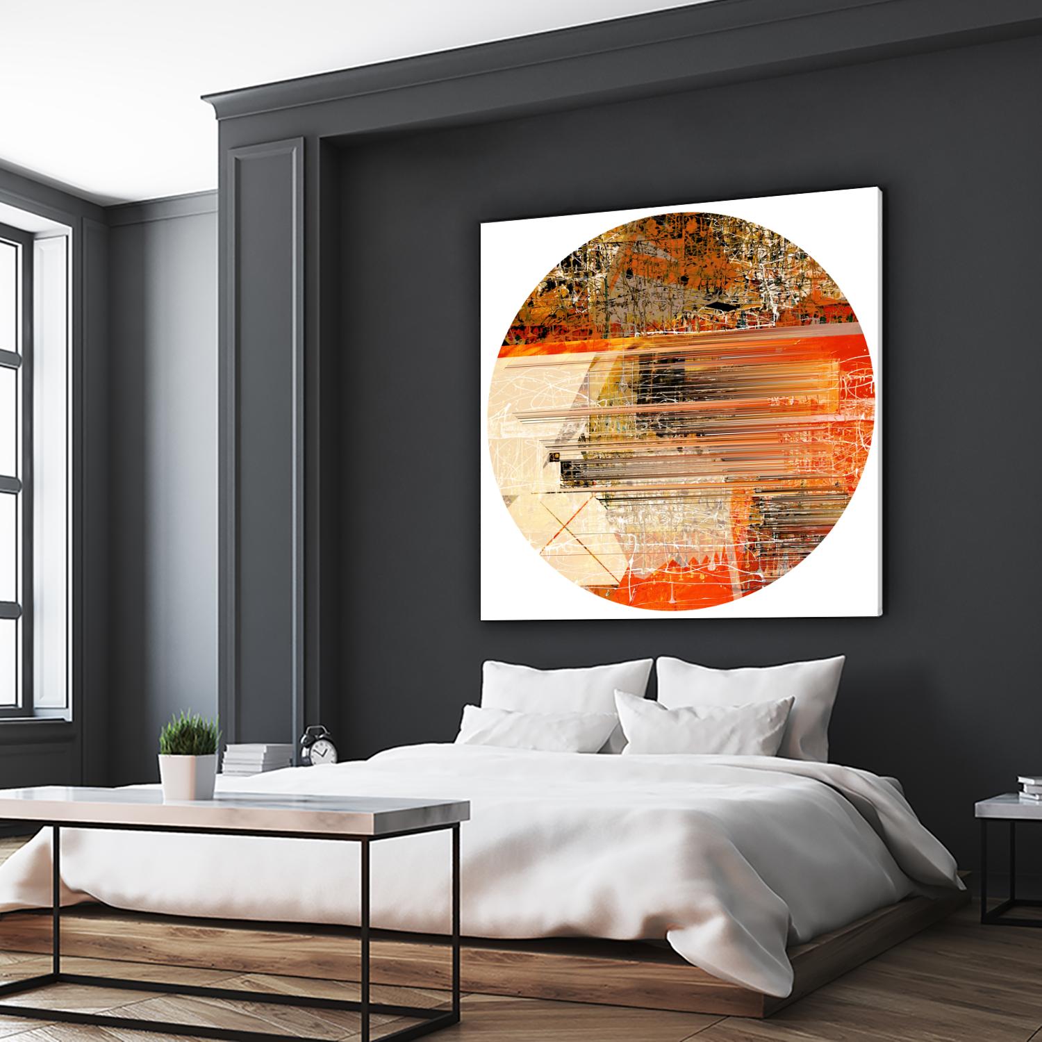 Circa V by Jean-François Dupuis on GIANT ART - yellow abstract