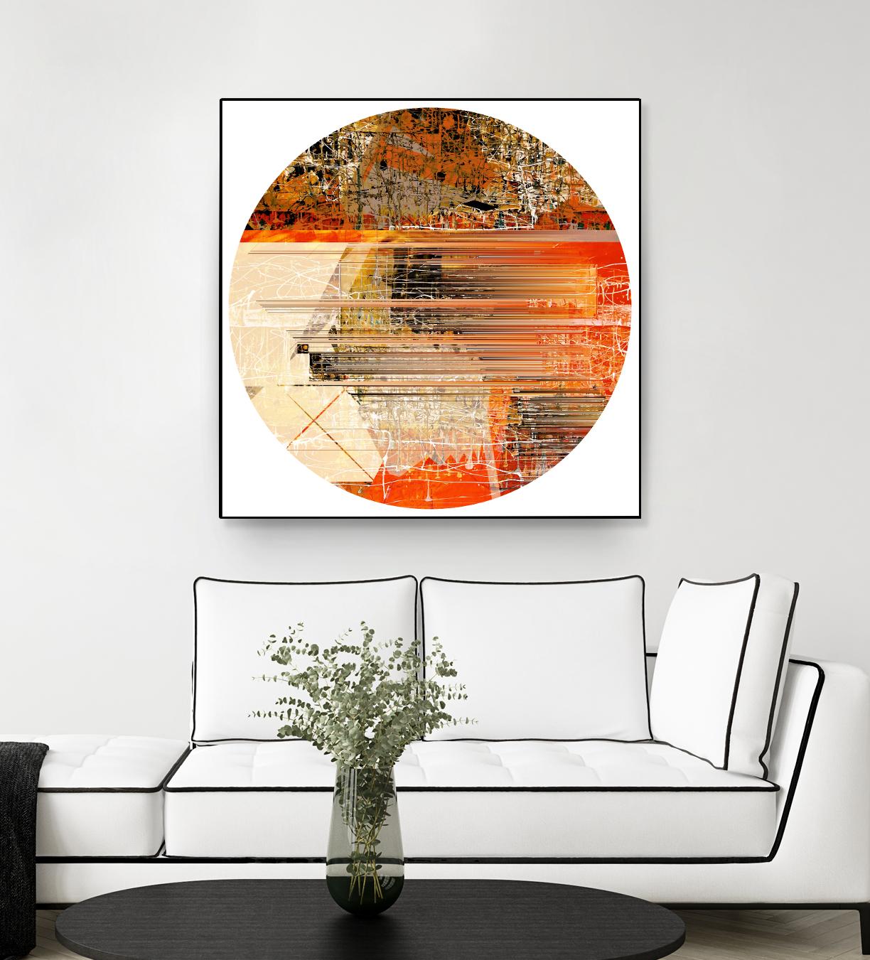 Circa V by Jean-François Dupuis on GIANT ART - yellow abstract