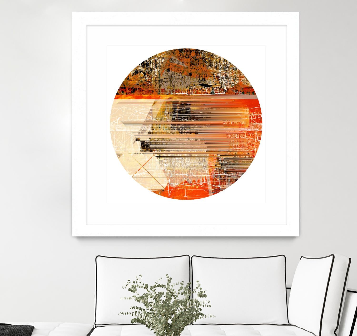 Circa V by Jean-François Dupuis on GIANT ART - yellow abstract