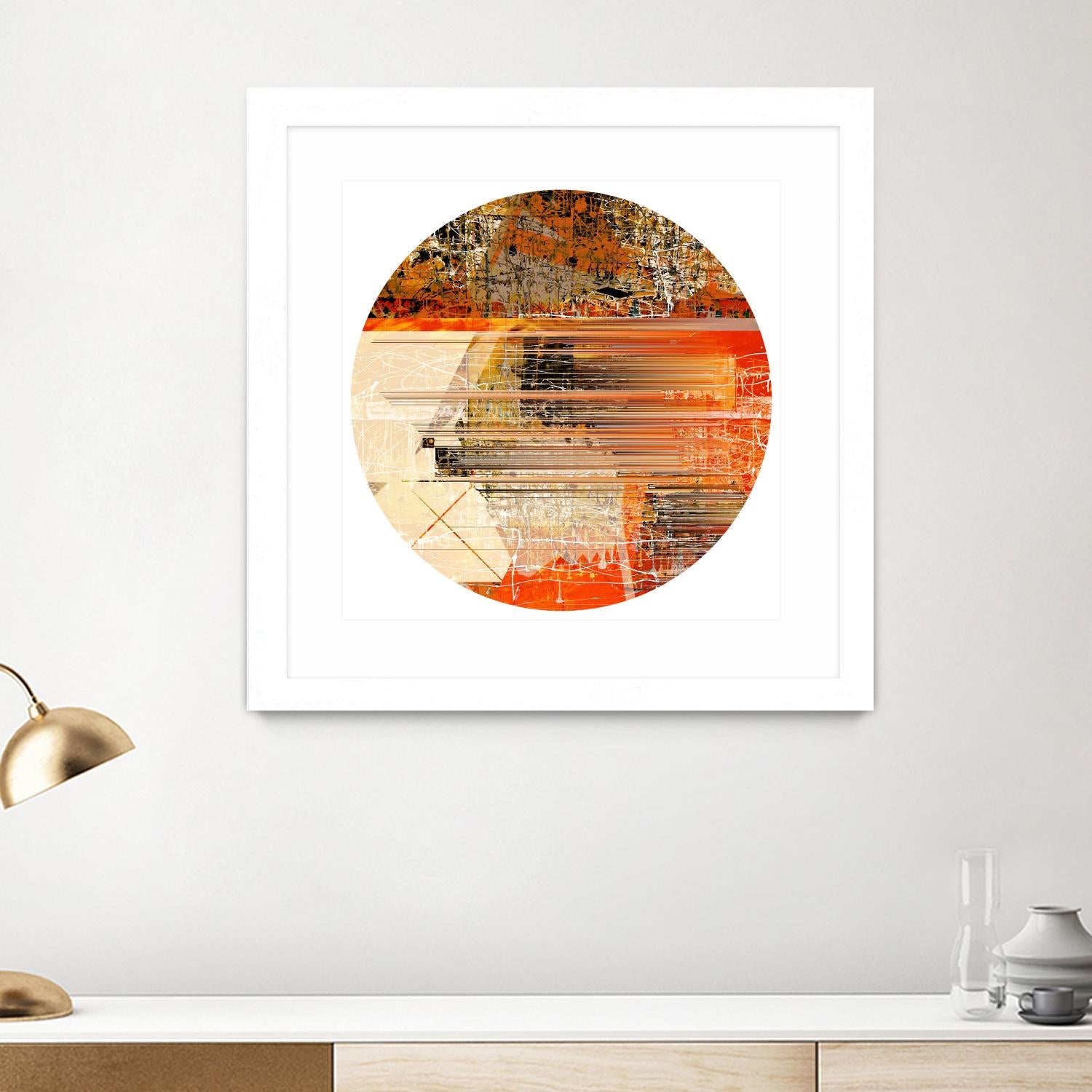 Circa V by Jean-François Dupuis on GIANT ART - yellow abstract