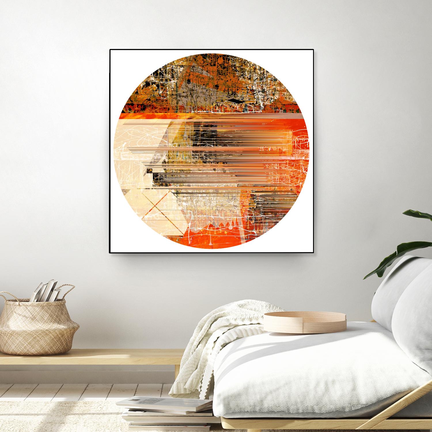 Circa V by Jean-François Dupuis on GIANT ART - yellow abstract