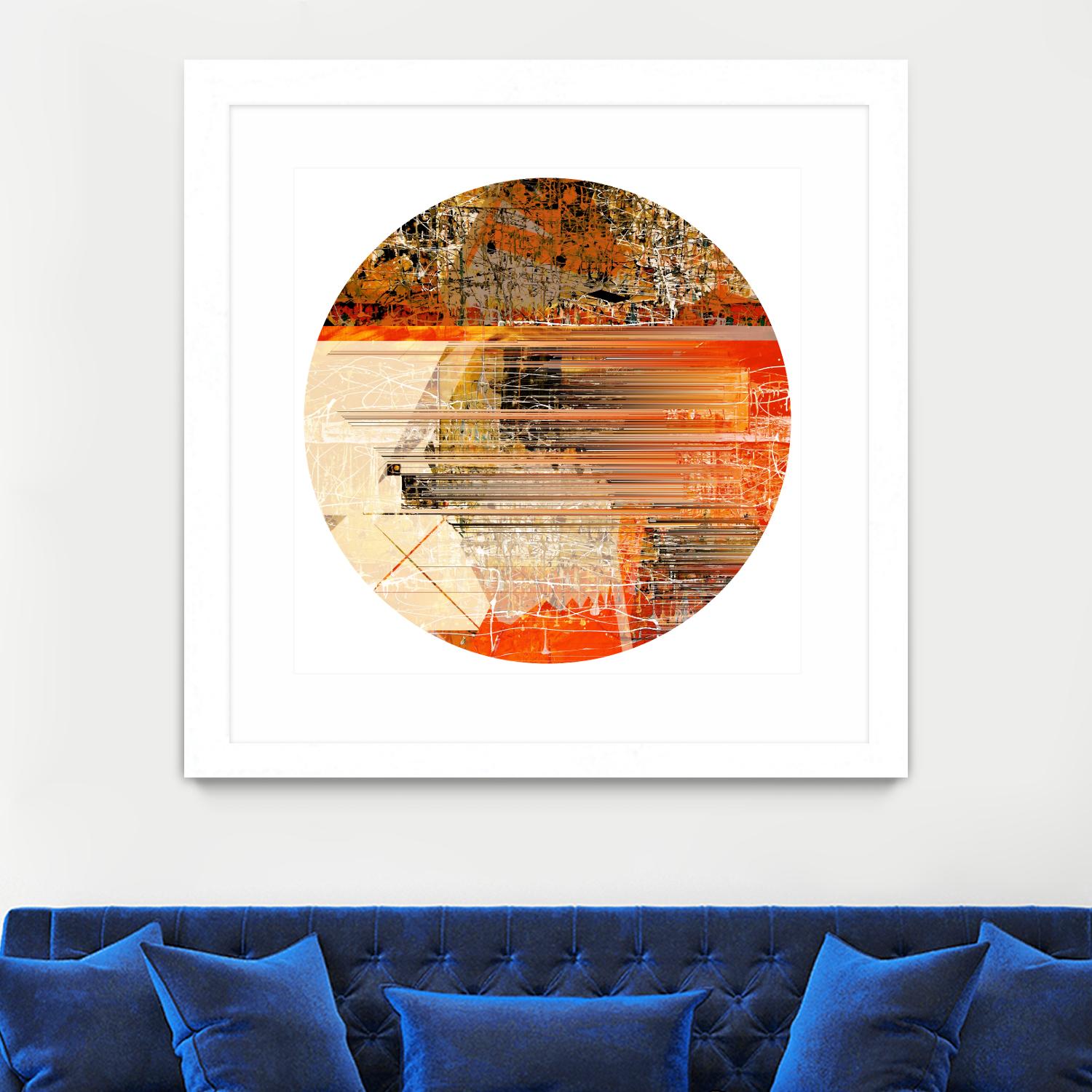 Circa V by Jean-François Dupuis on GIANT ART - yellow abstract