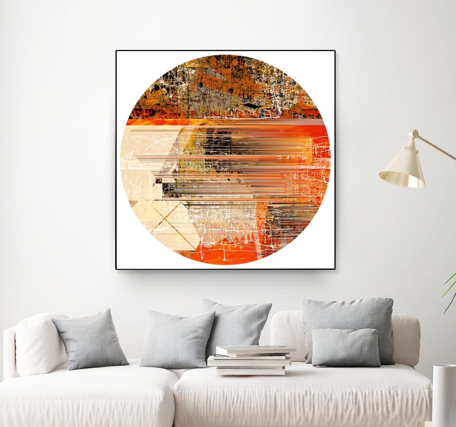 Circa V by Jean-François Dupuis on GIANT ART - yellow abstract