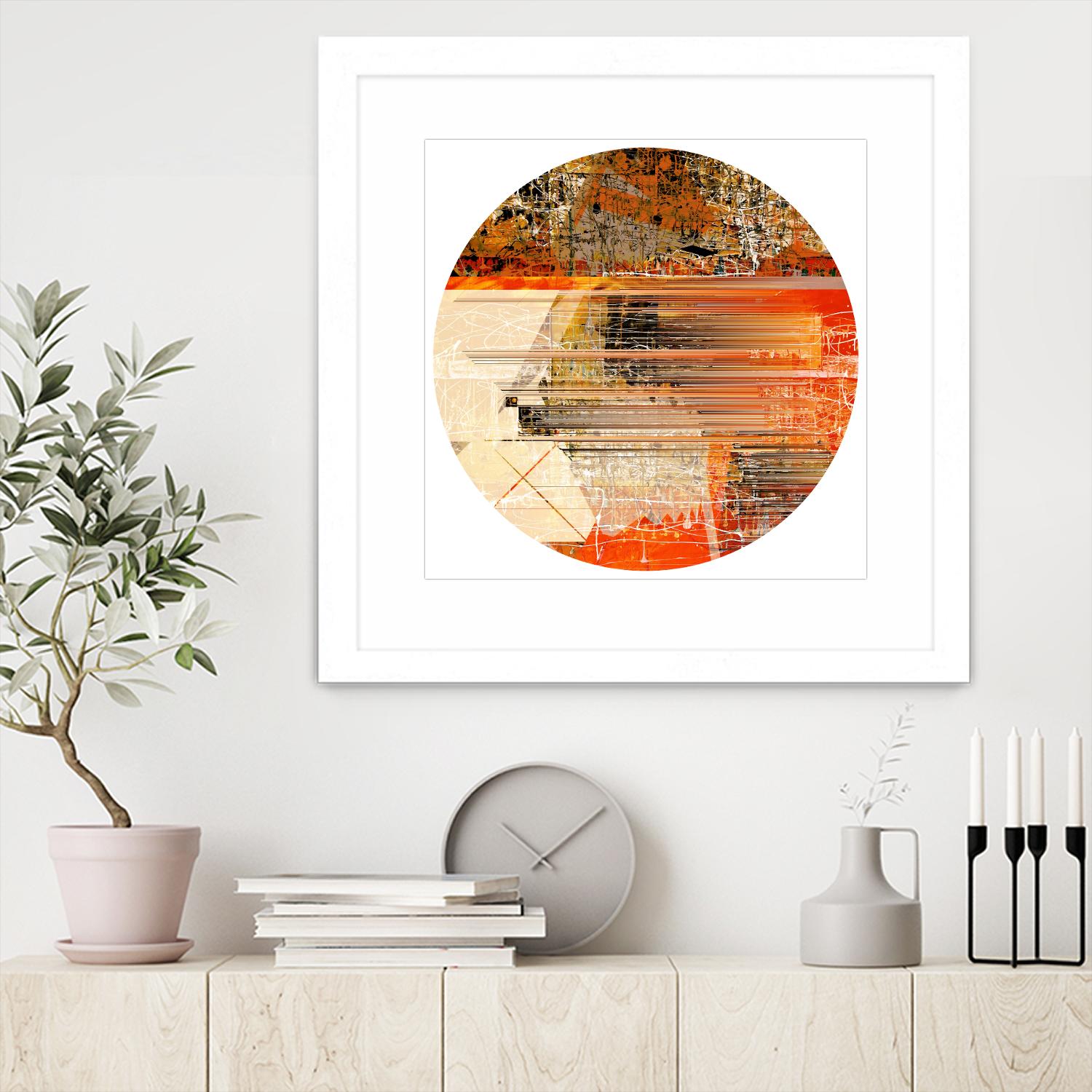 Circa V by Jean-François Dupuis on GIANT ART - yellow abstract