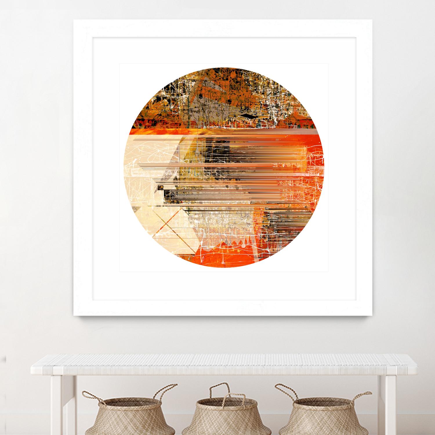 Circa V by Jean-François Dupuis on GIANT ART - yellow abstract