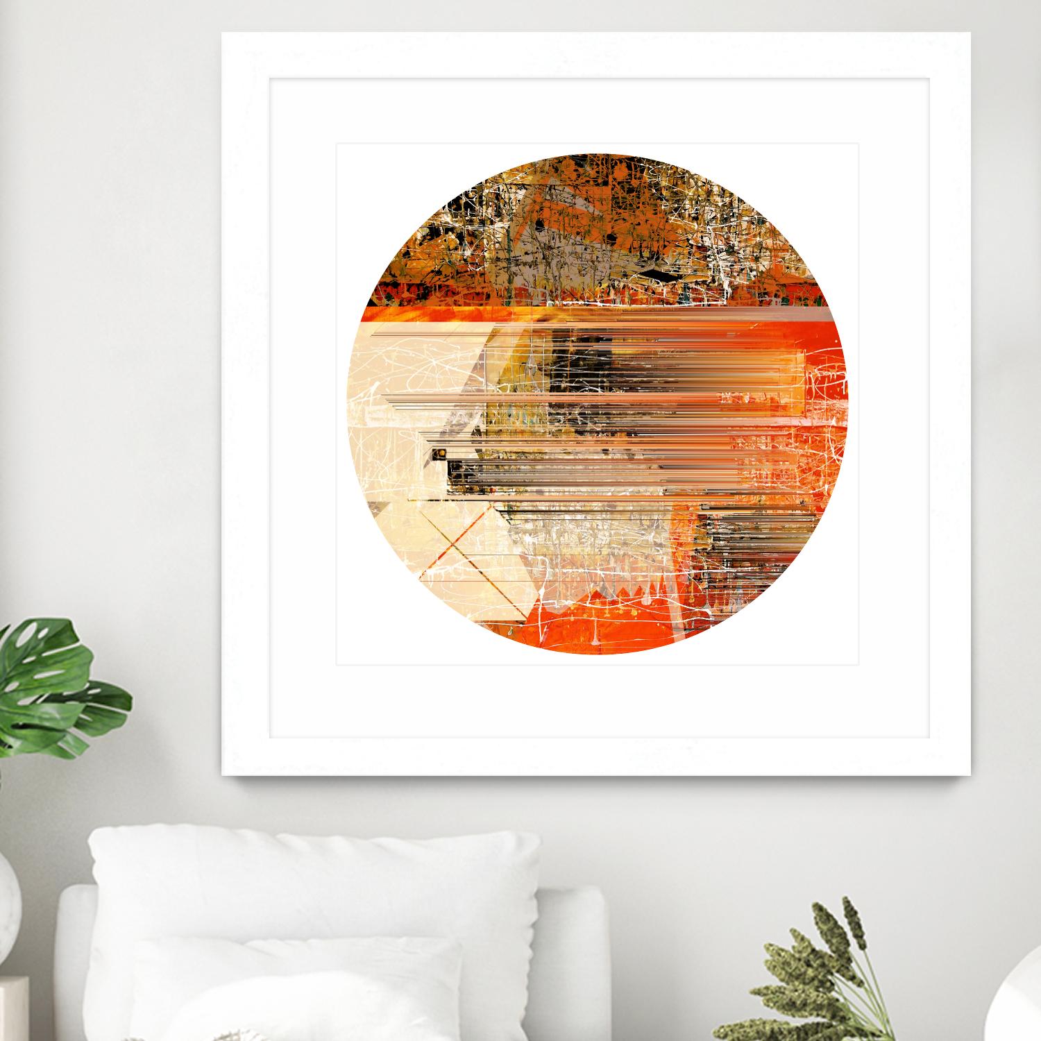 Circa V by Jean-François Dupuis on GIANT ART - yellow abstract