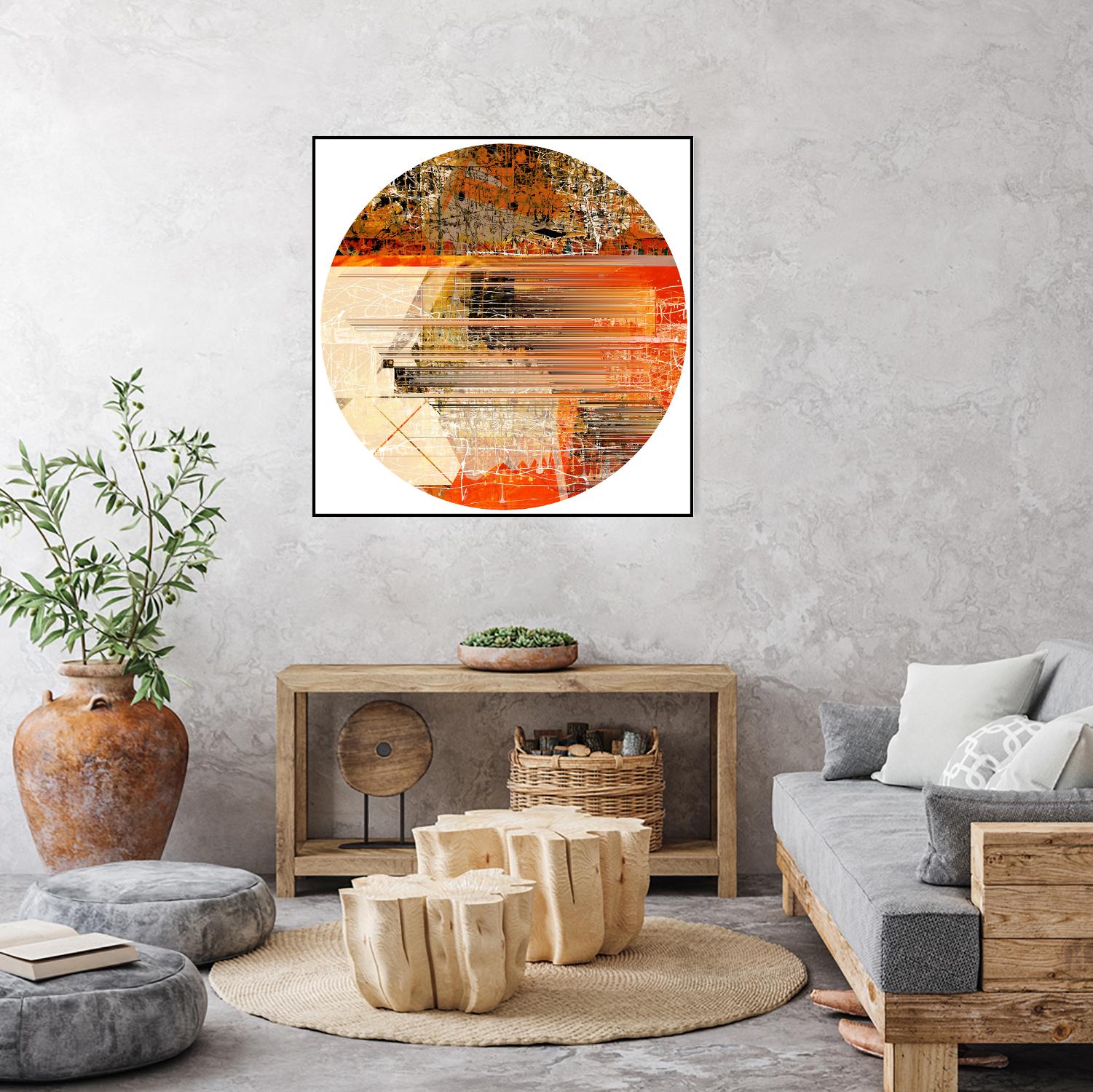 Circa V by Jean-François Dupuis on GIANT ART - yellow abstract